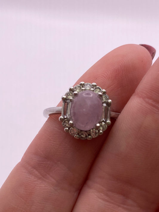 High quality kunzite adjustable ring