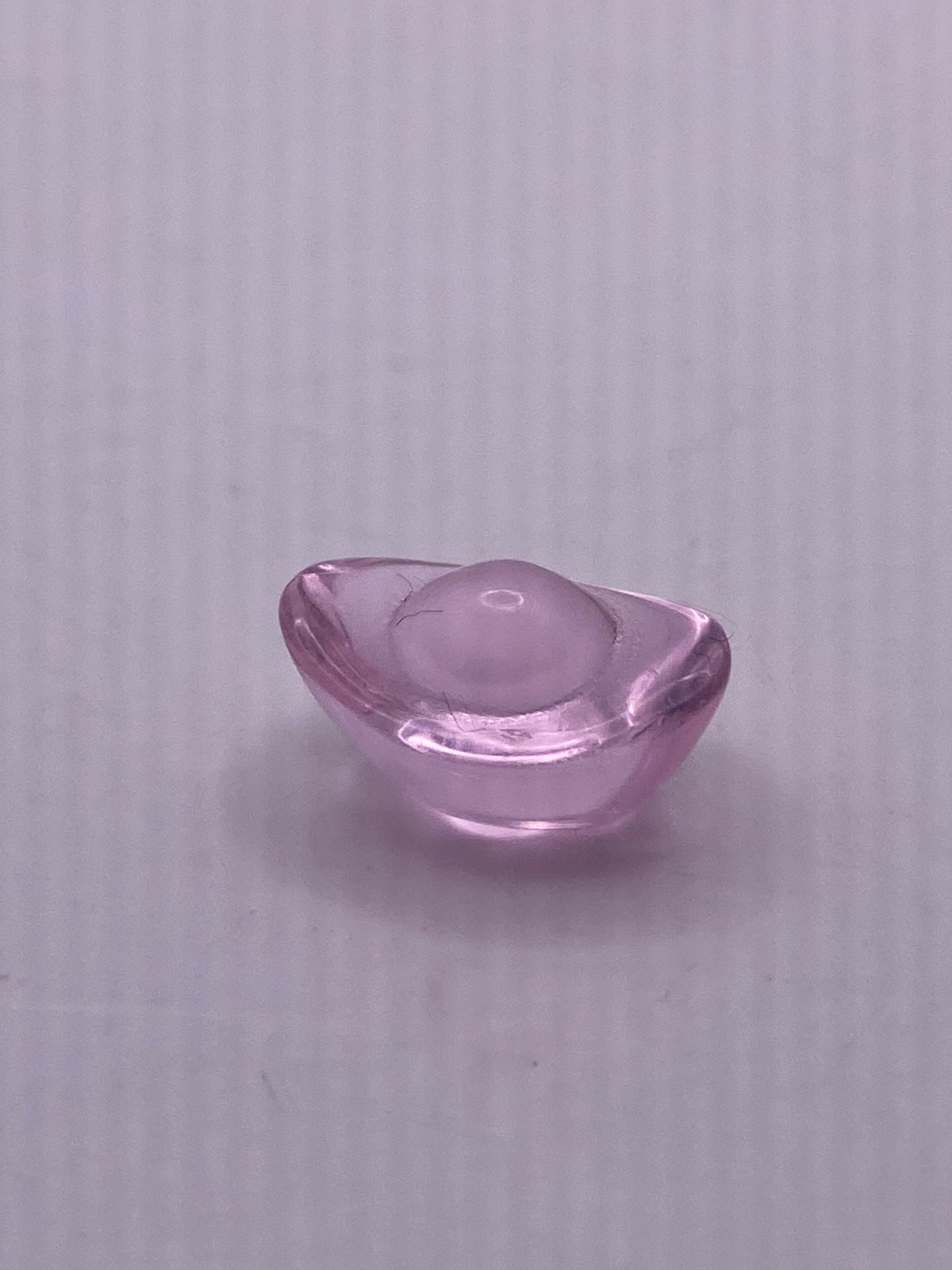 Fluorite boat carving very high quality pink fluorite