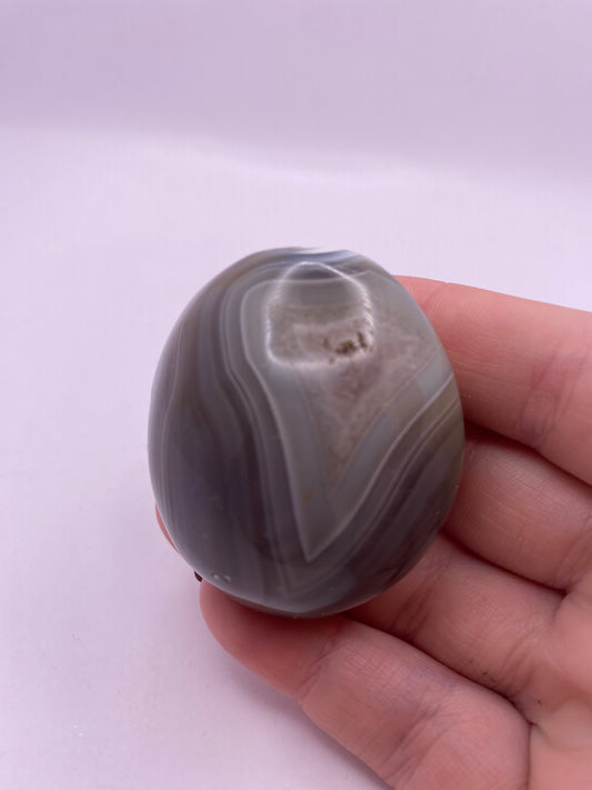 Orca Agate Palm Stone