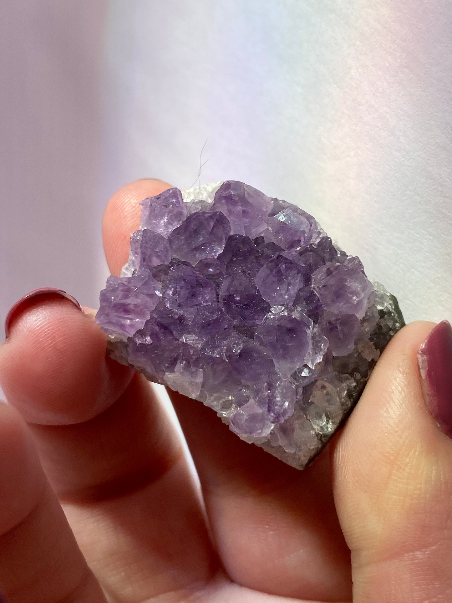 Small amethyst carving