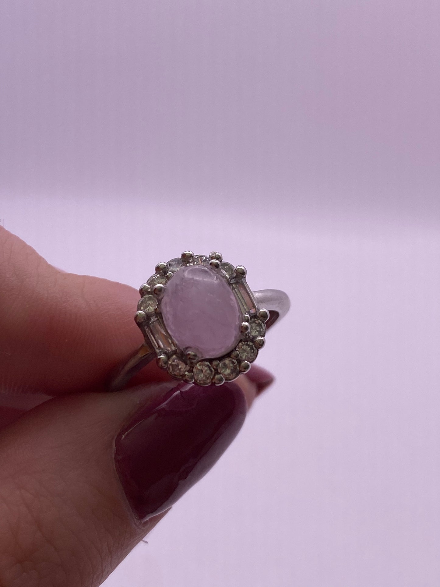 High quality kunzite adjustable ring