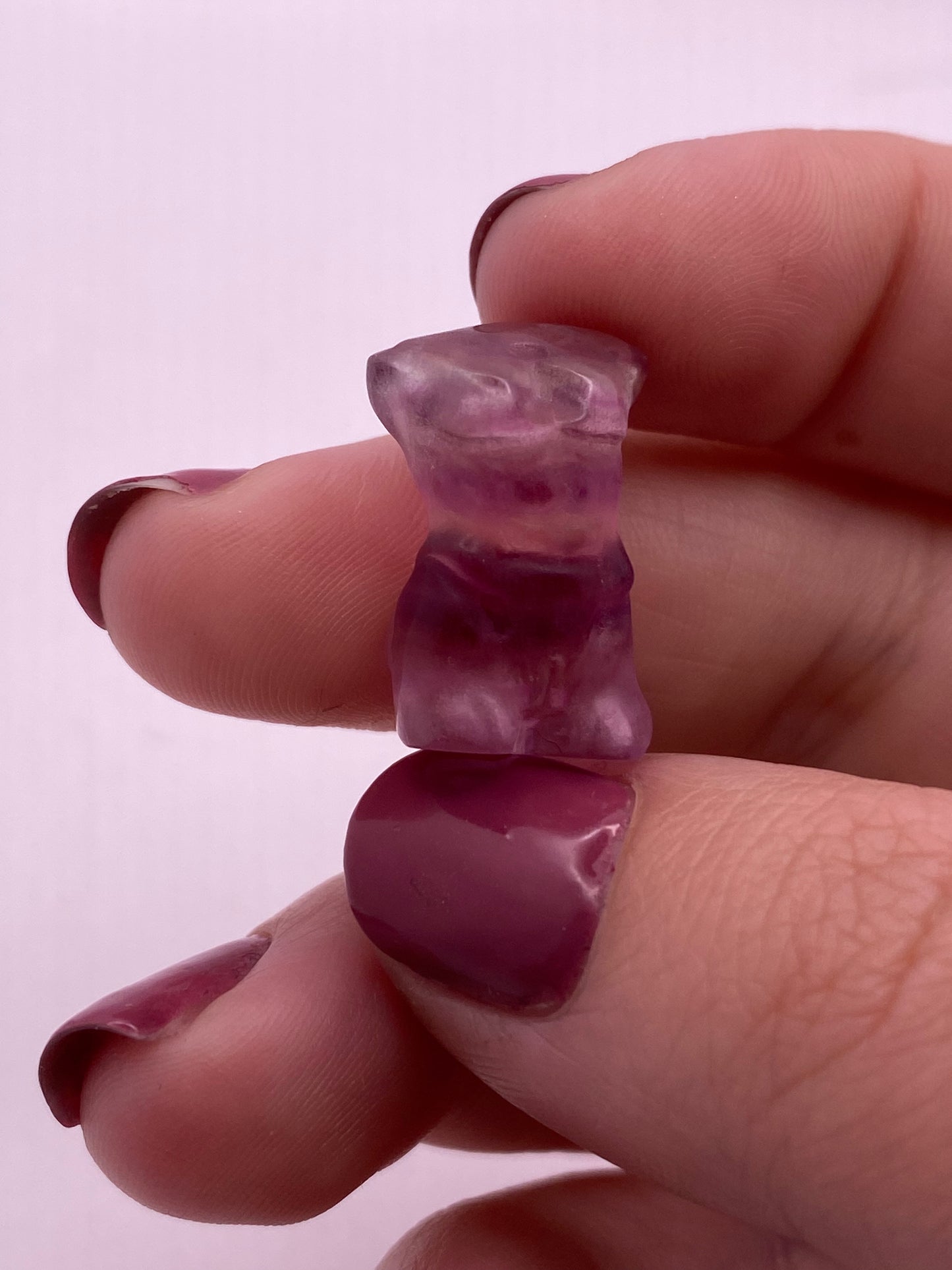 Fluorite male body carving