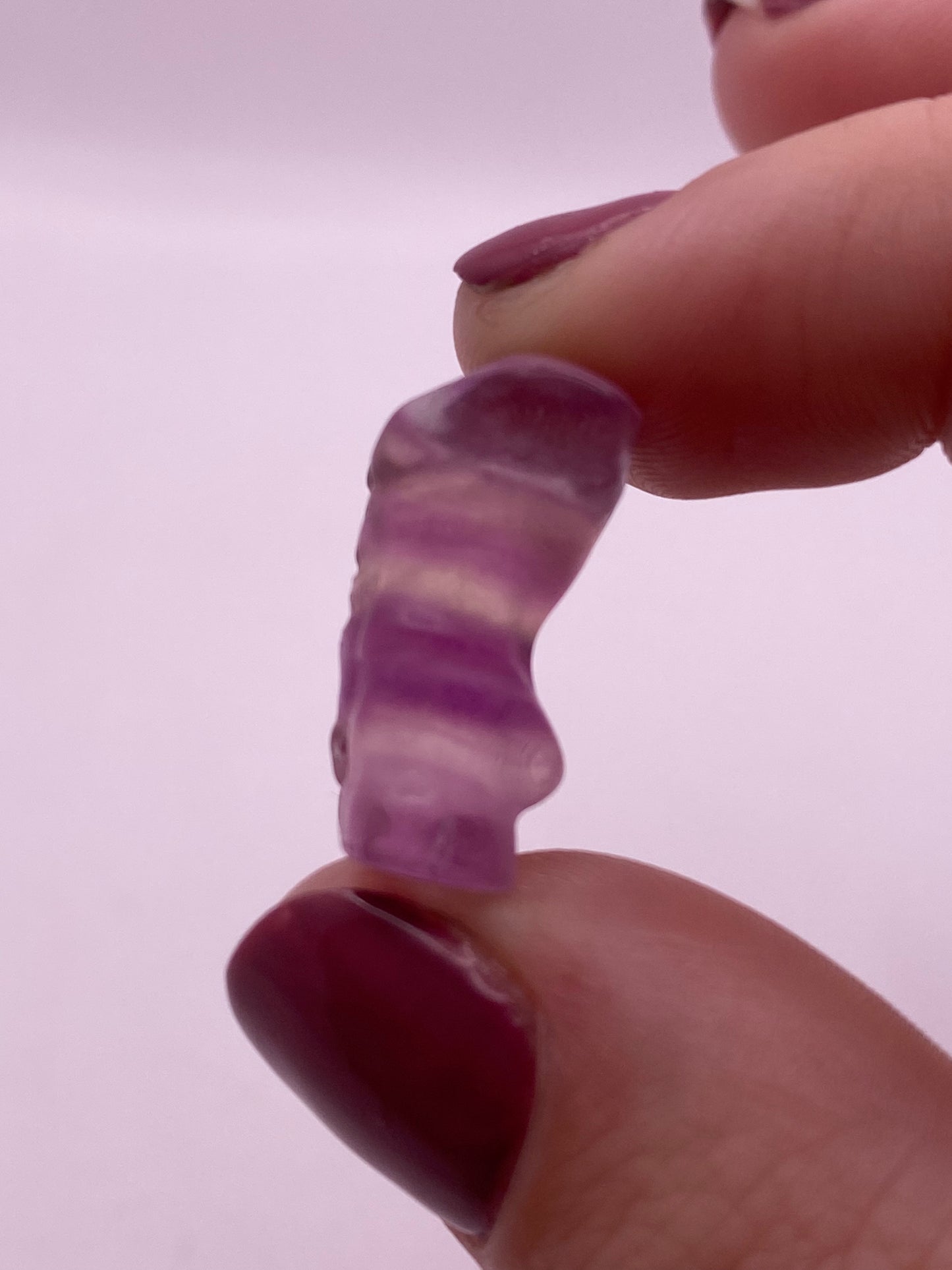 Fluorite male body carving