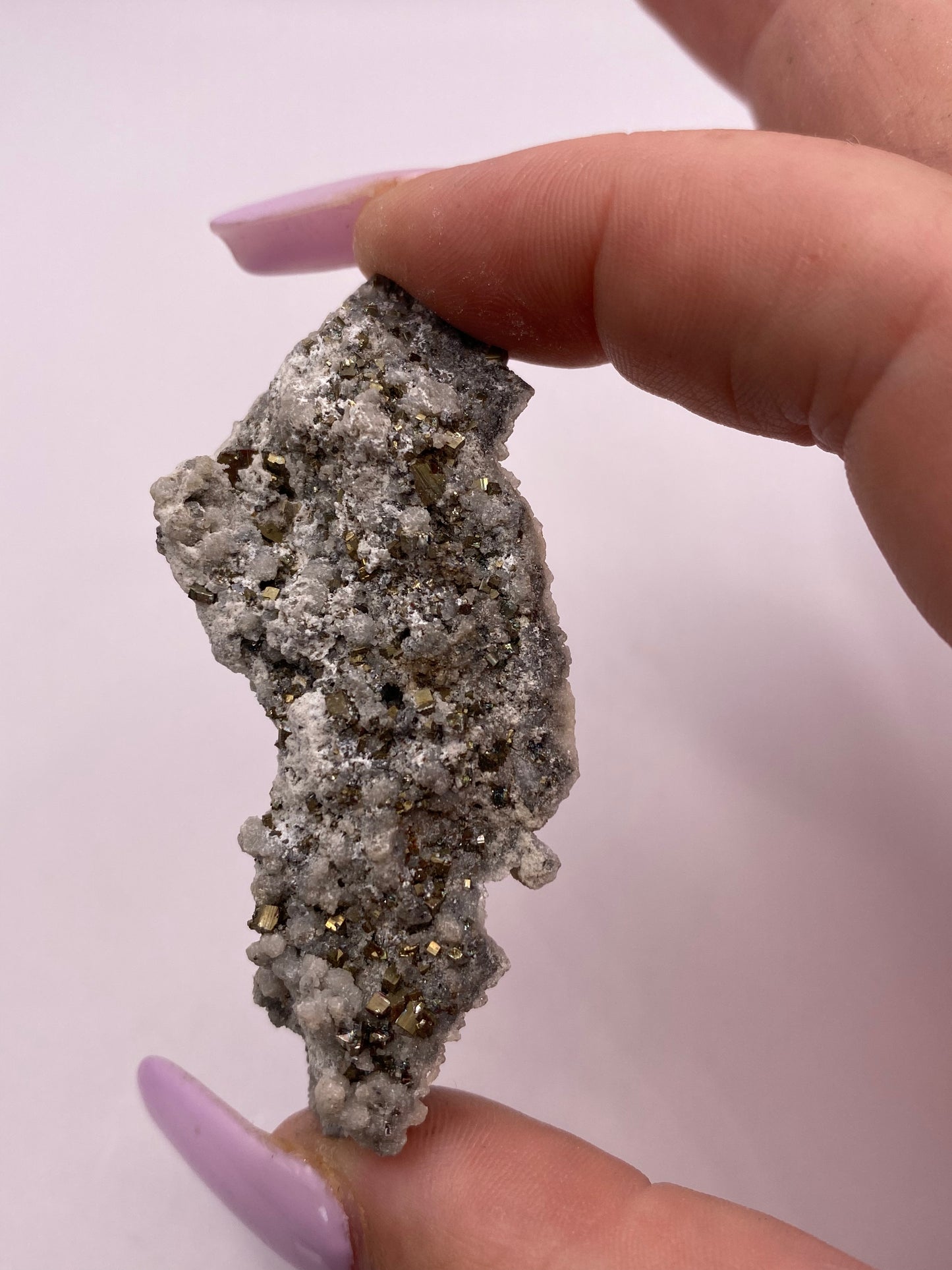 Pyrite and Calcite Cluster