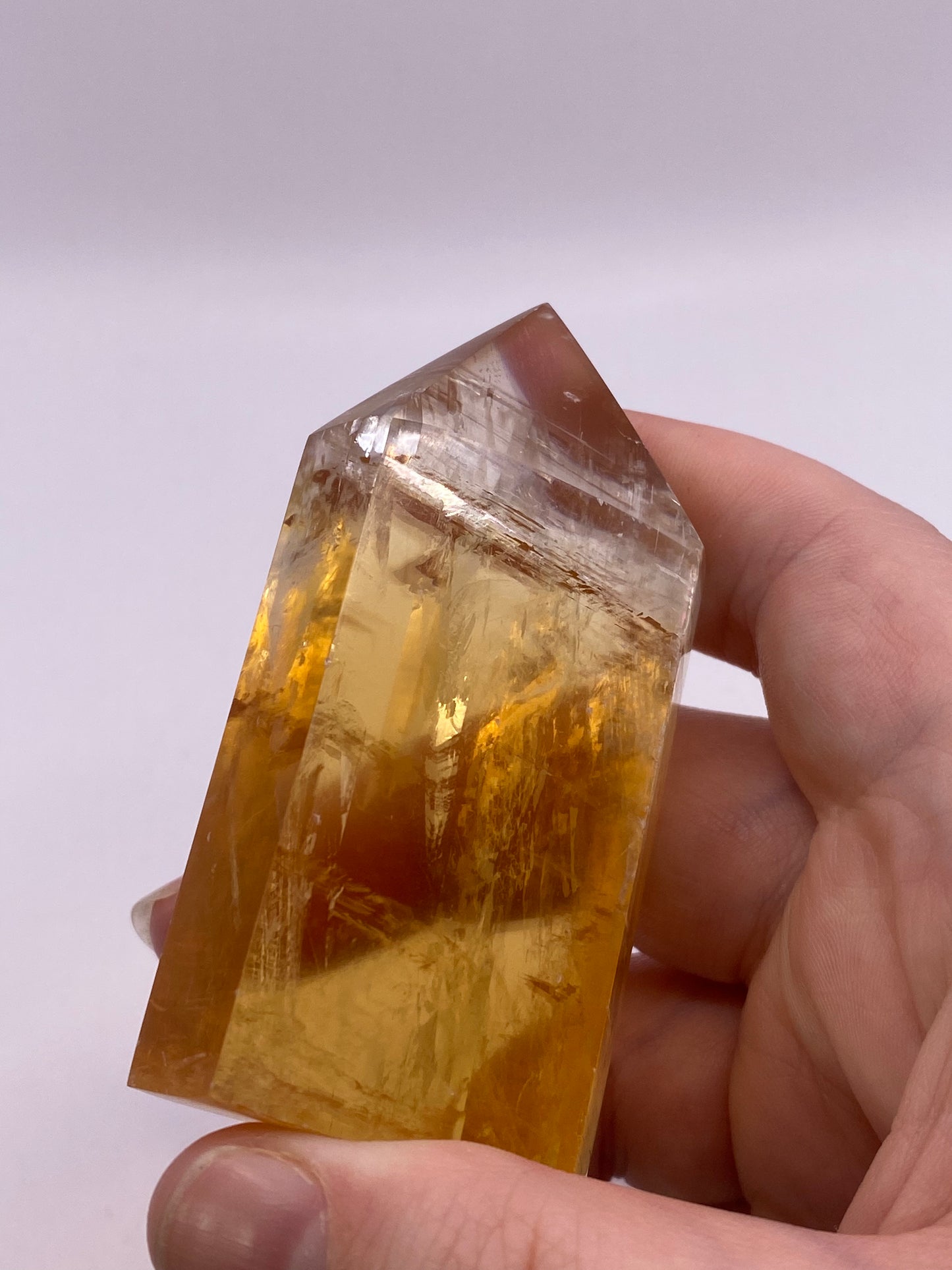 Phantom orange Calcite