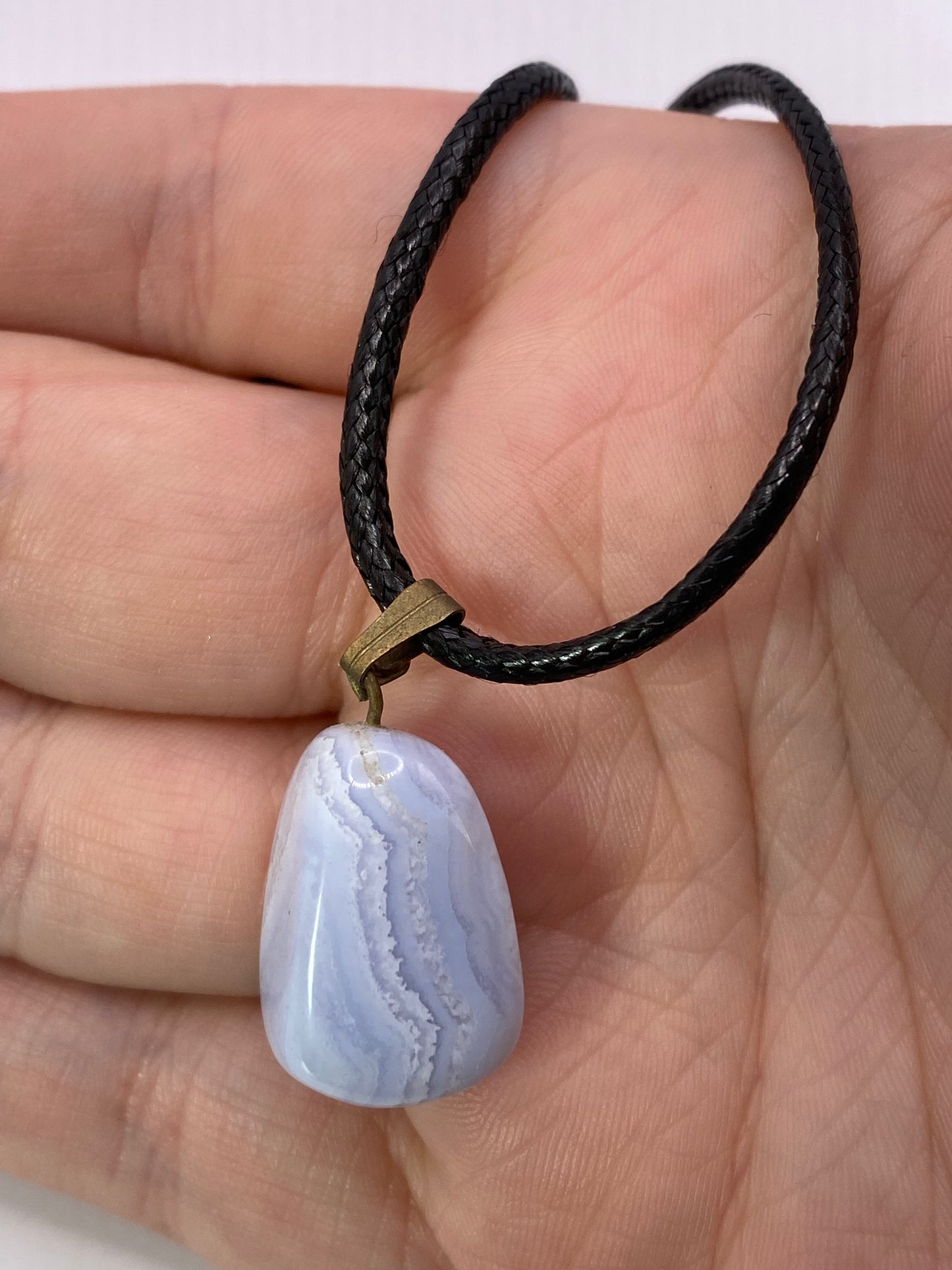 Blue Lace Agate Necklace