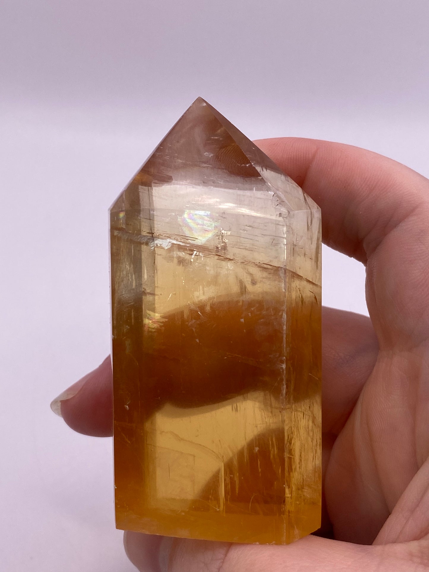 Phantom orange Calcite