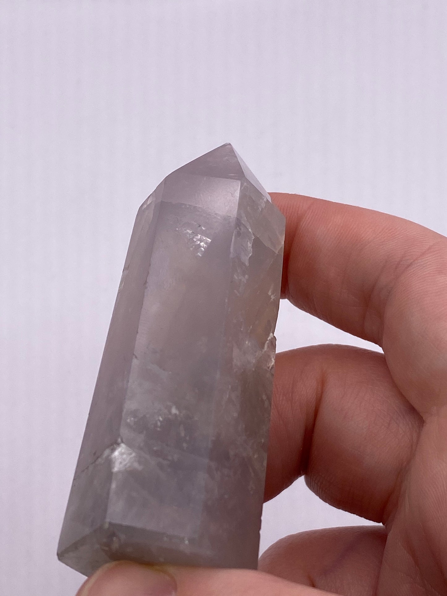 Rare Blue Rose Quartz Tower