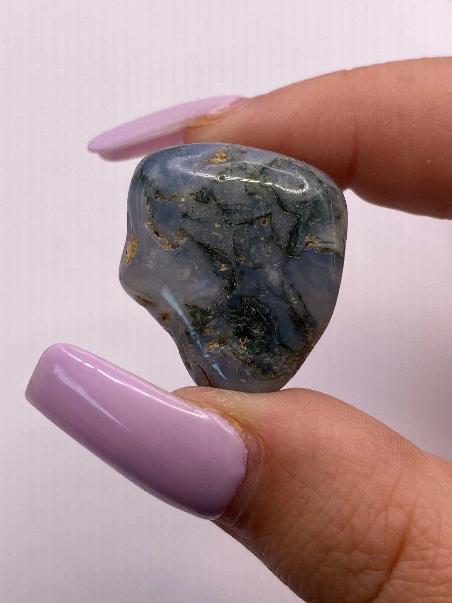 Moss Agate Tumble