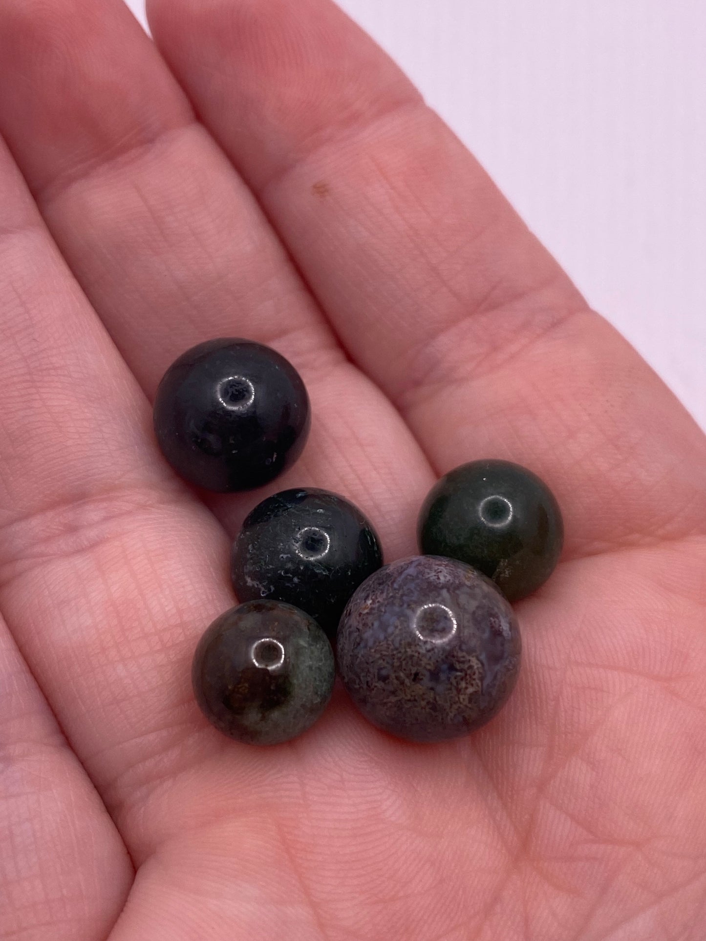 Moss Agate Mini Sphere