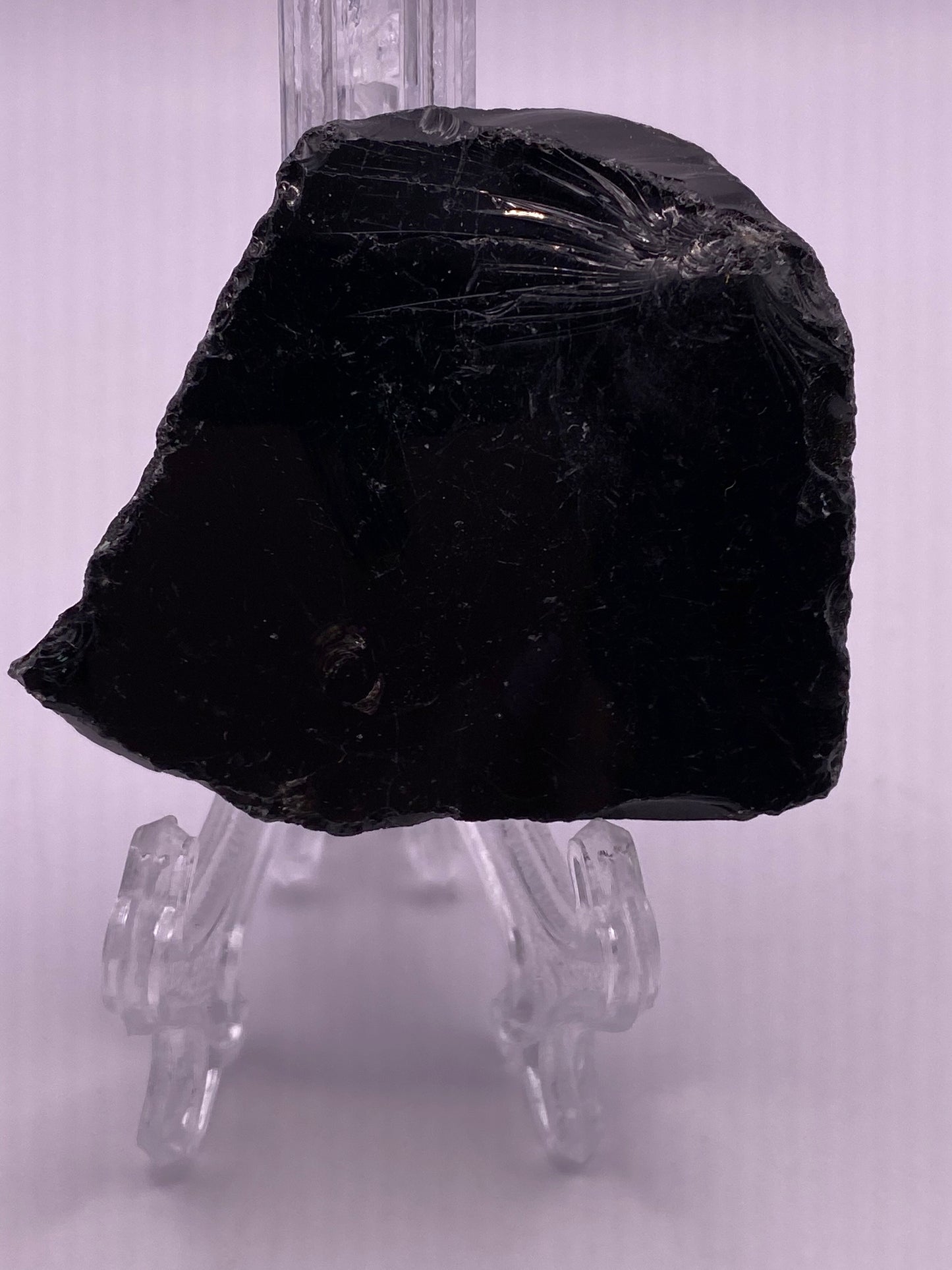 Raw/ Rough Black Obsidian