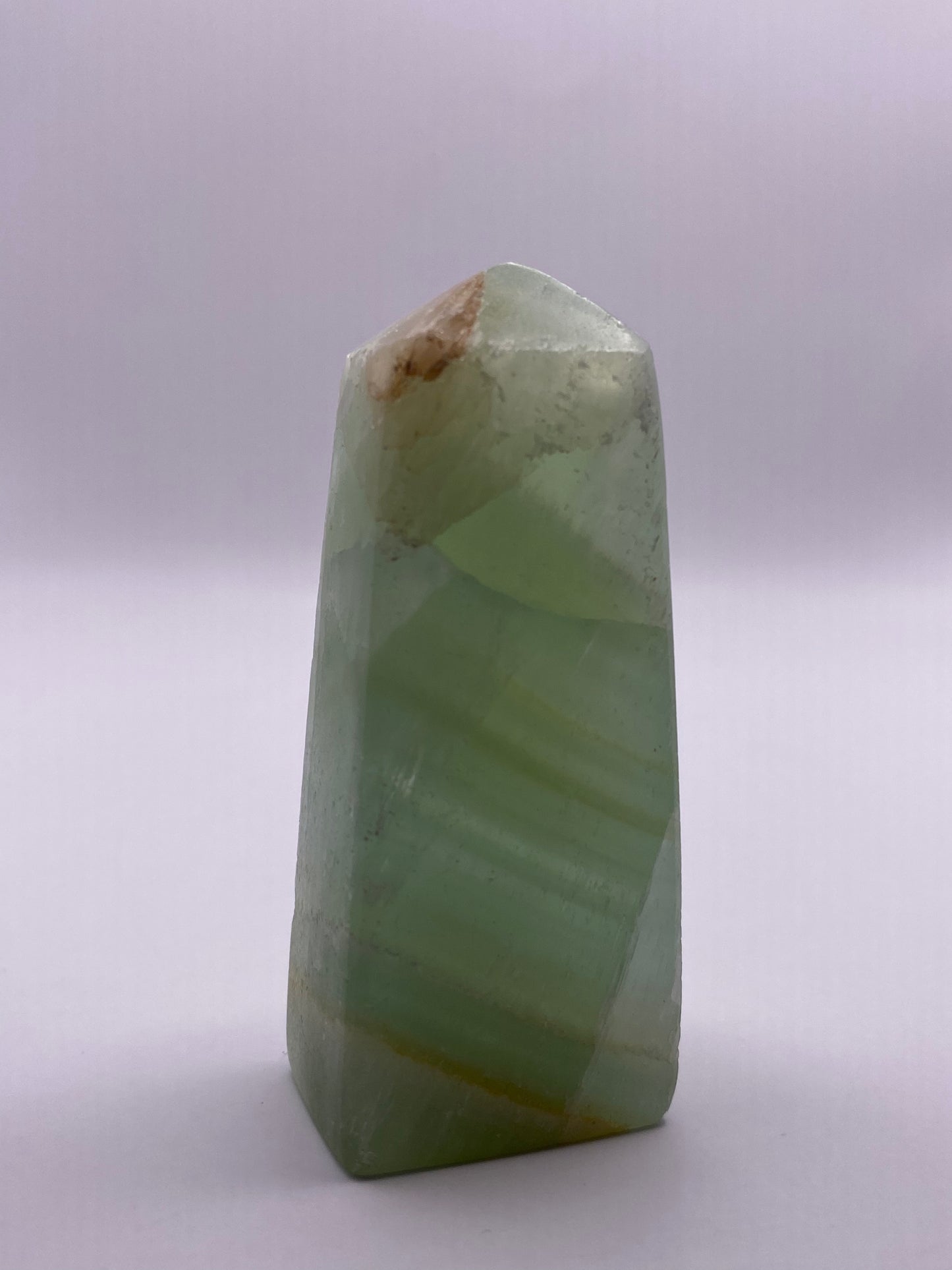 Pistachio Calcite Tower