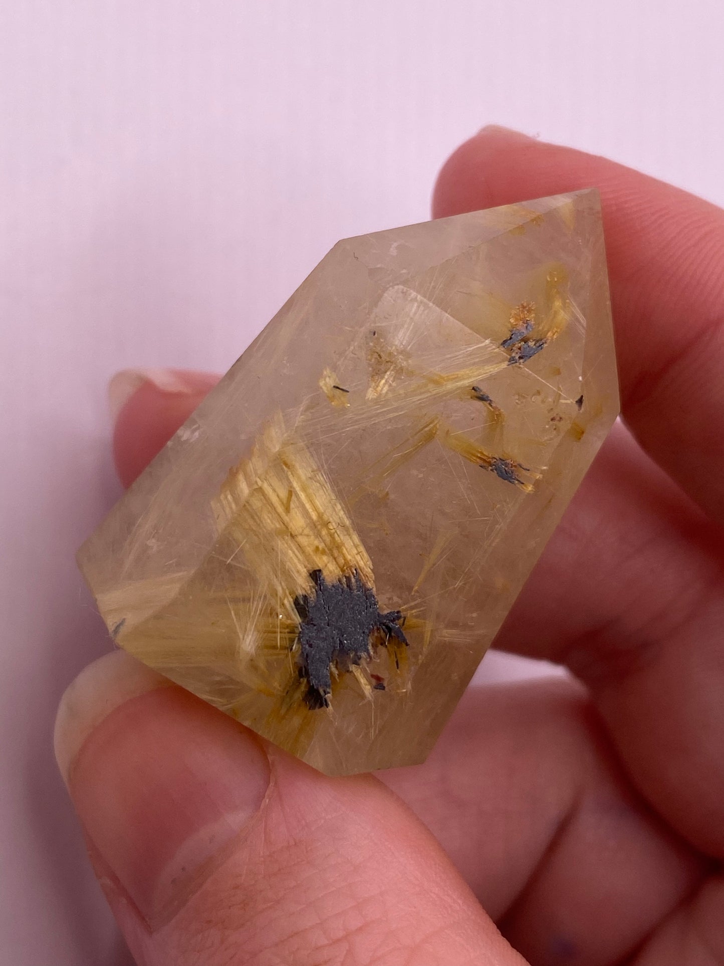 High quality golden rutile tower