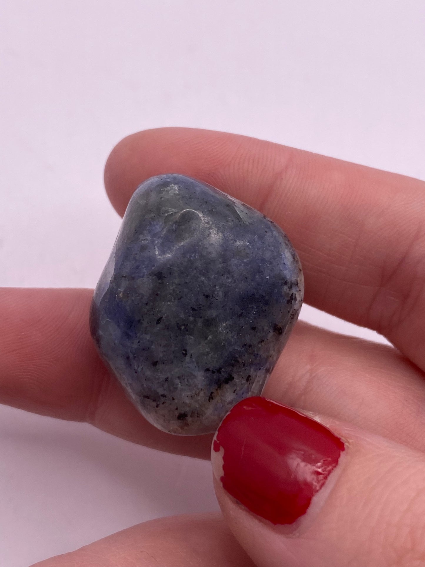 Dumortierite sodalite tumble