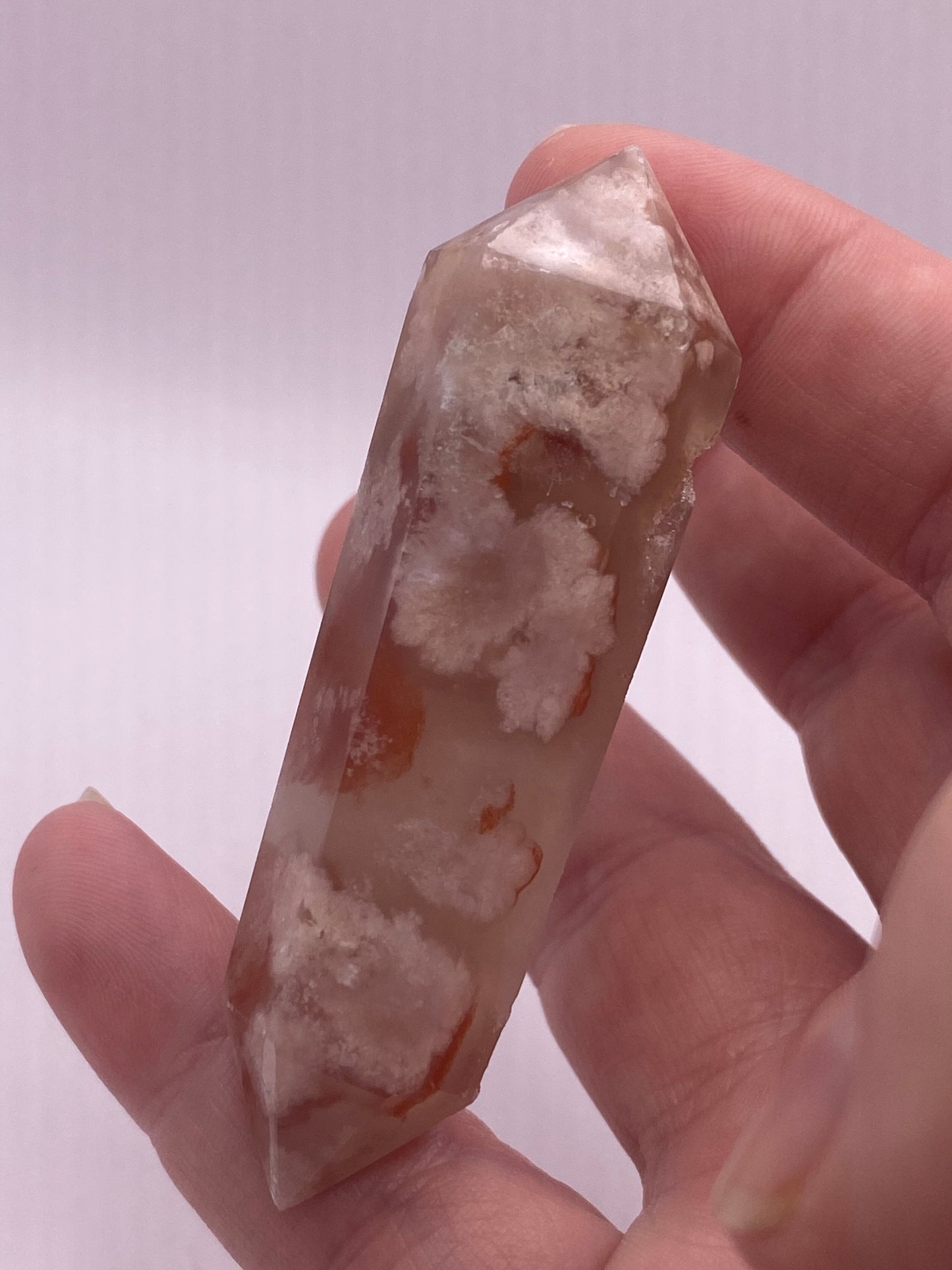 Druzey carnelian flower agate DT