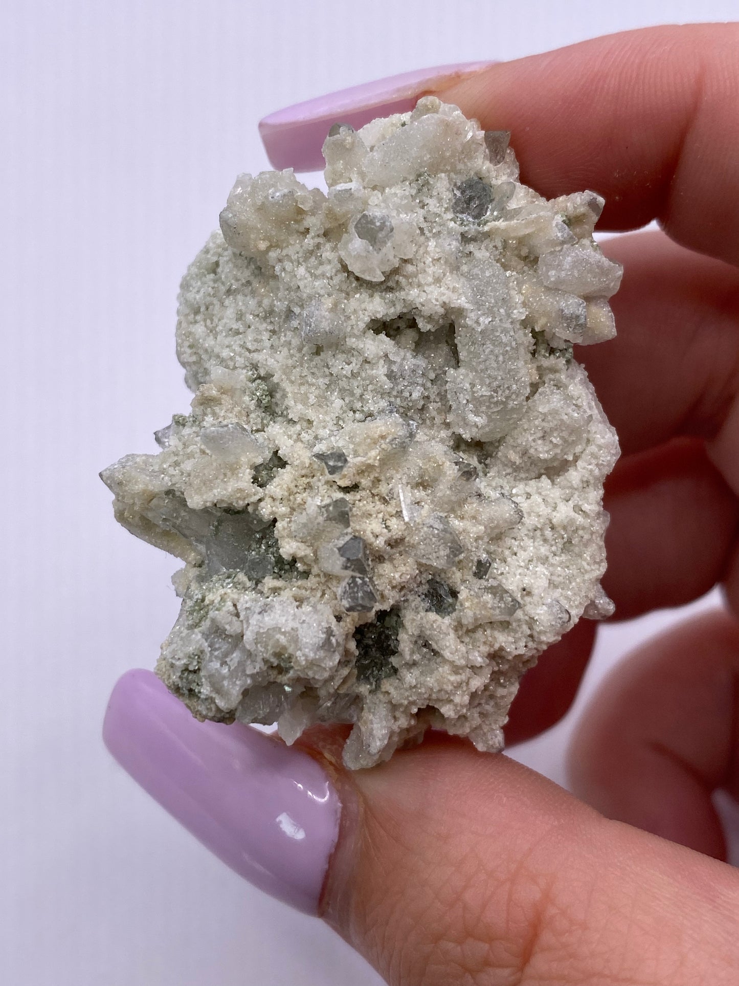 Frosty Sugar Quartz Cluster