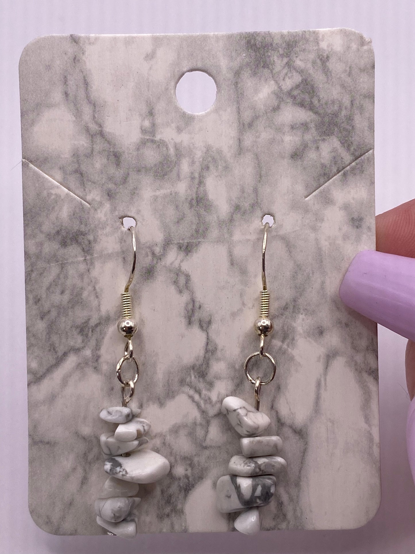 Howlite Earrings