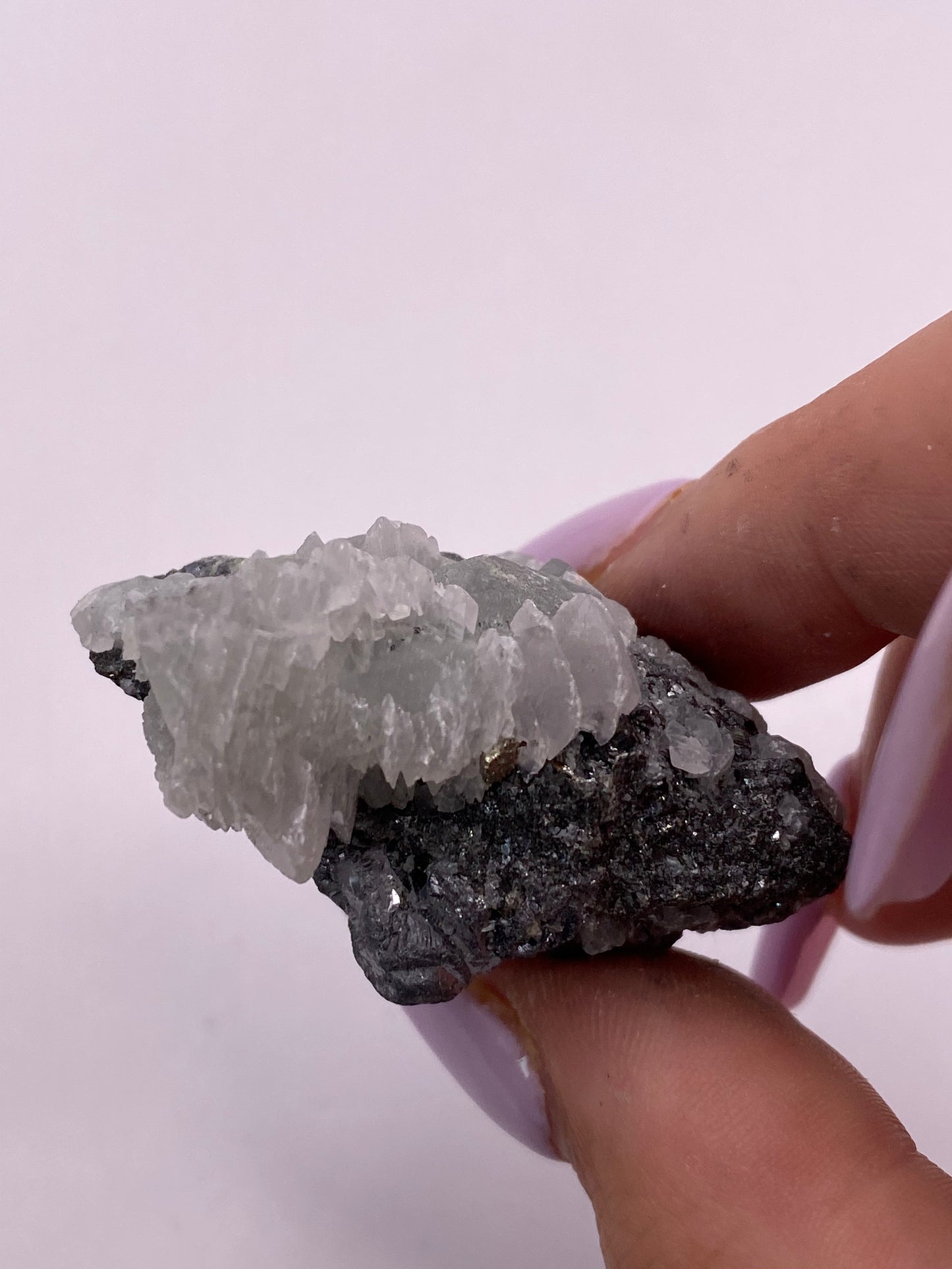 Galena and Calcite Cluster