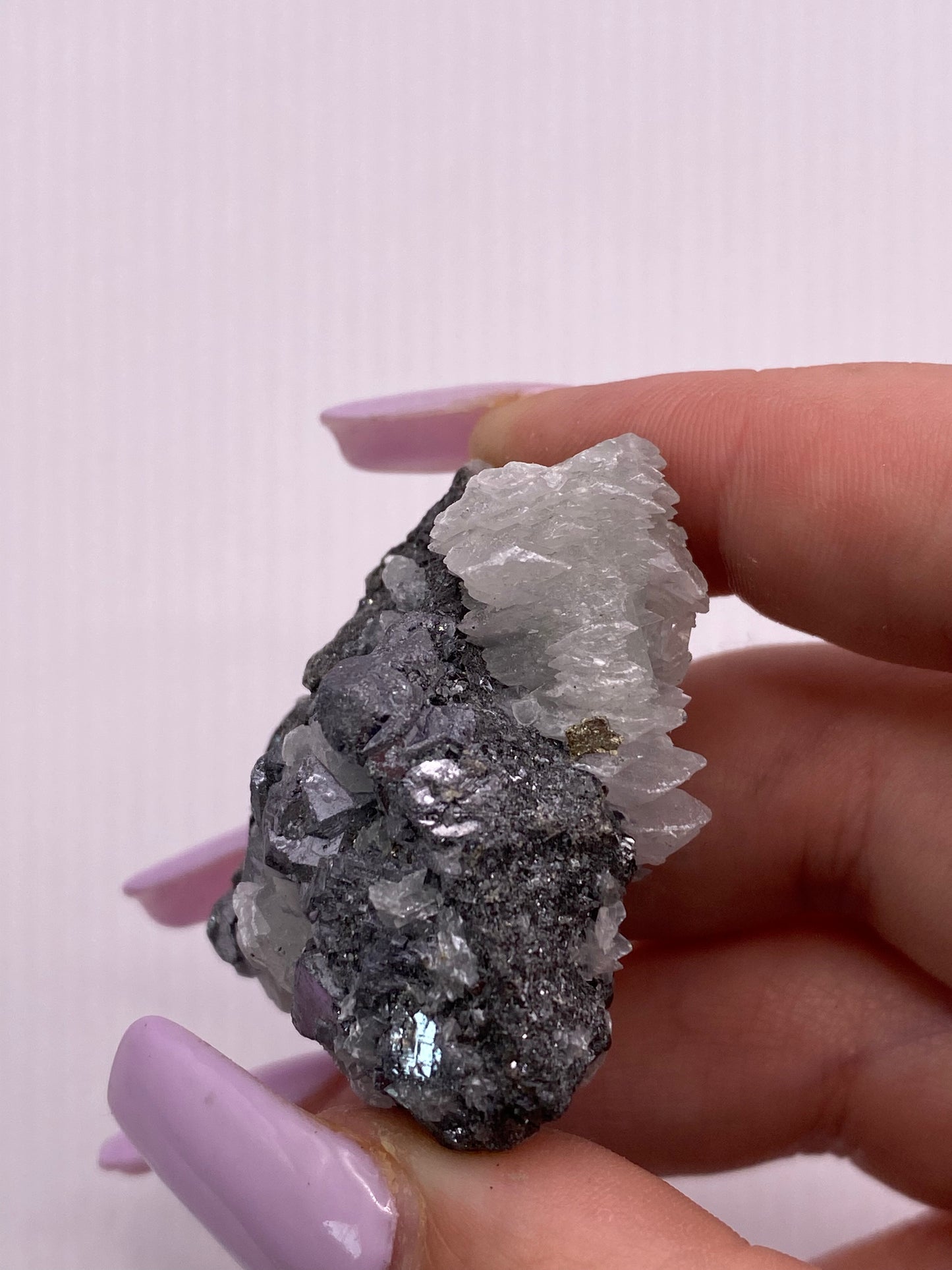 Galena and Calcite Cluster