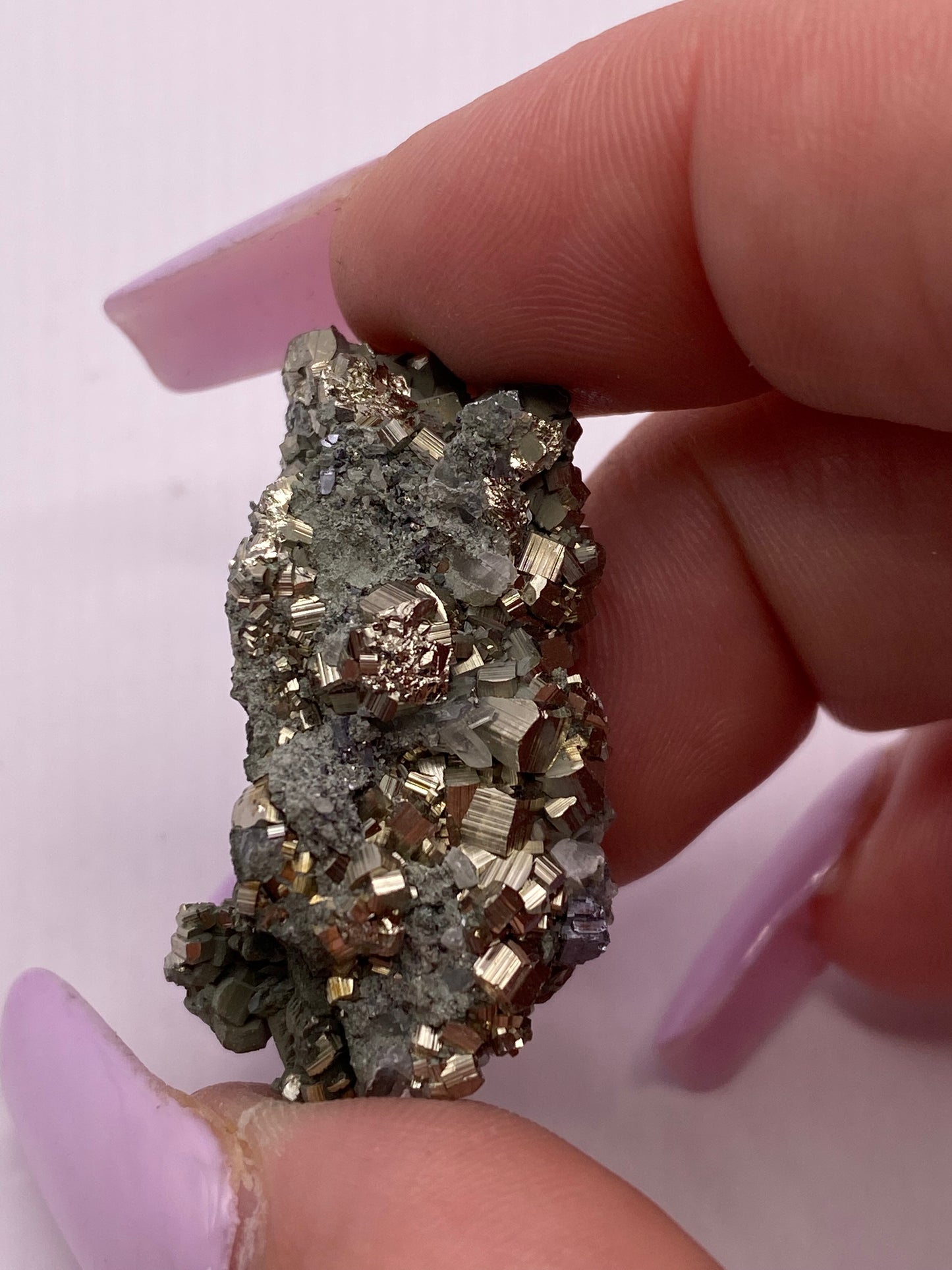 Pyrite, Calcite and Quartz Cluster