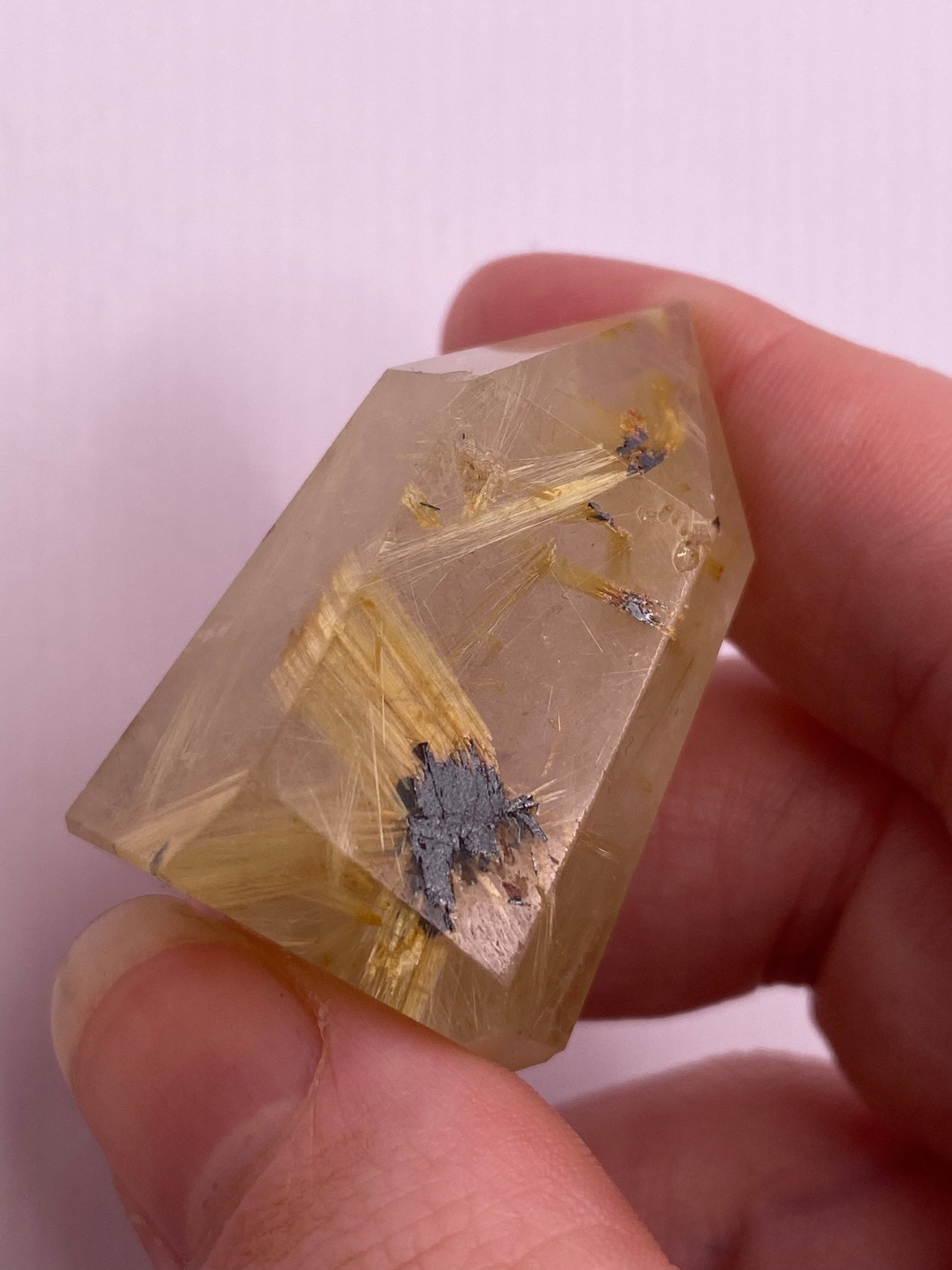 High quality golden rutile tower