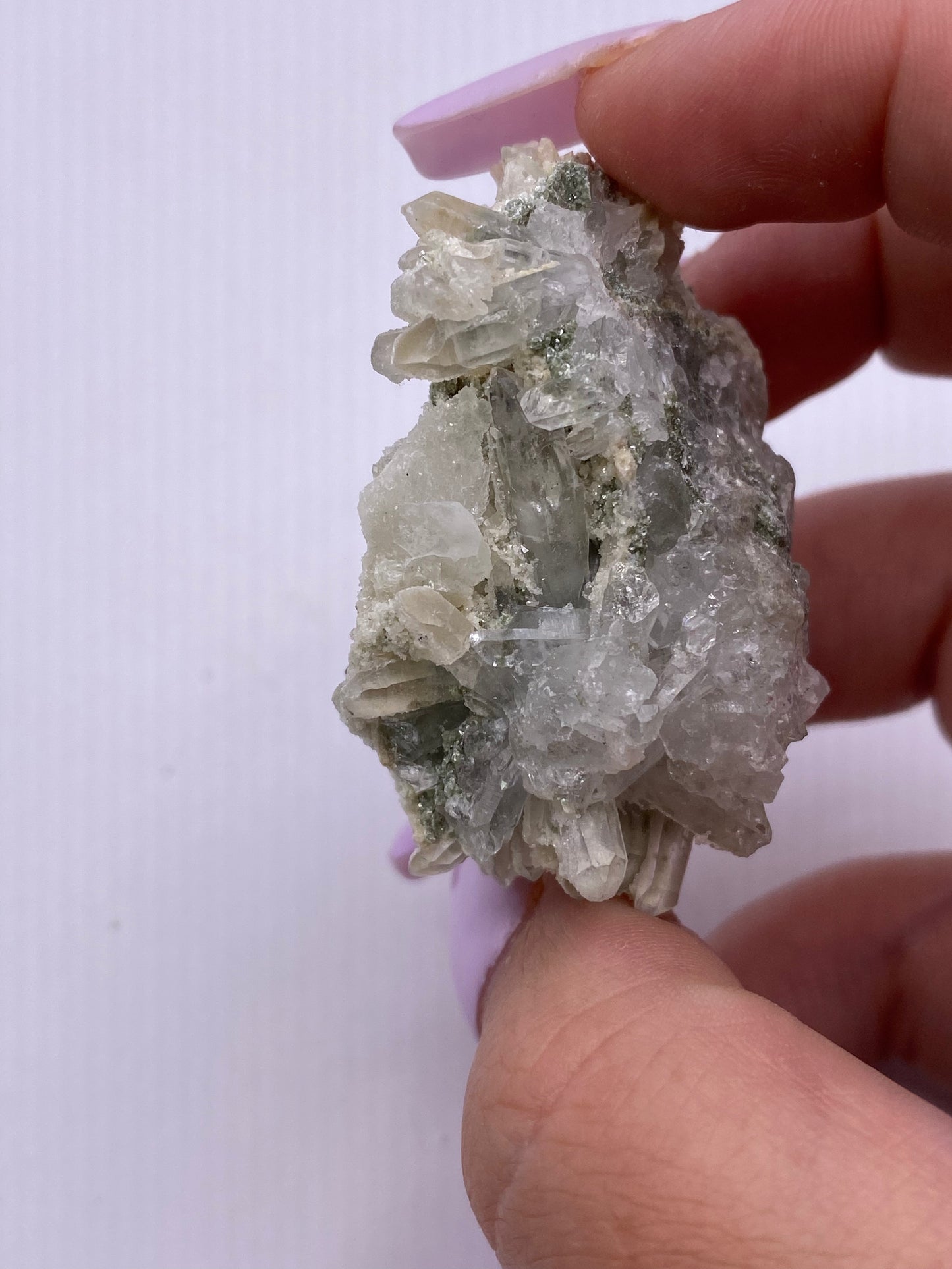 Frosty Sugar Quartz Cluster