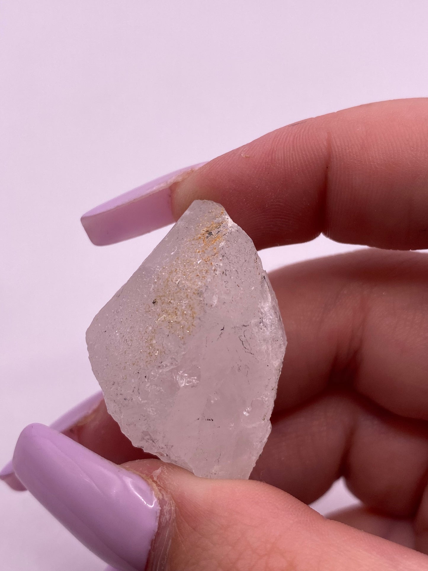 Quartz and Rhodochrosite Point.