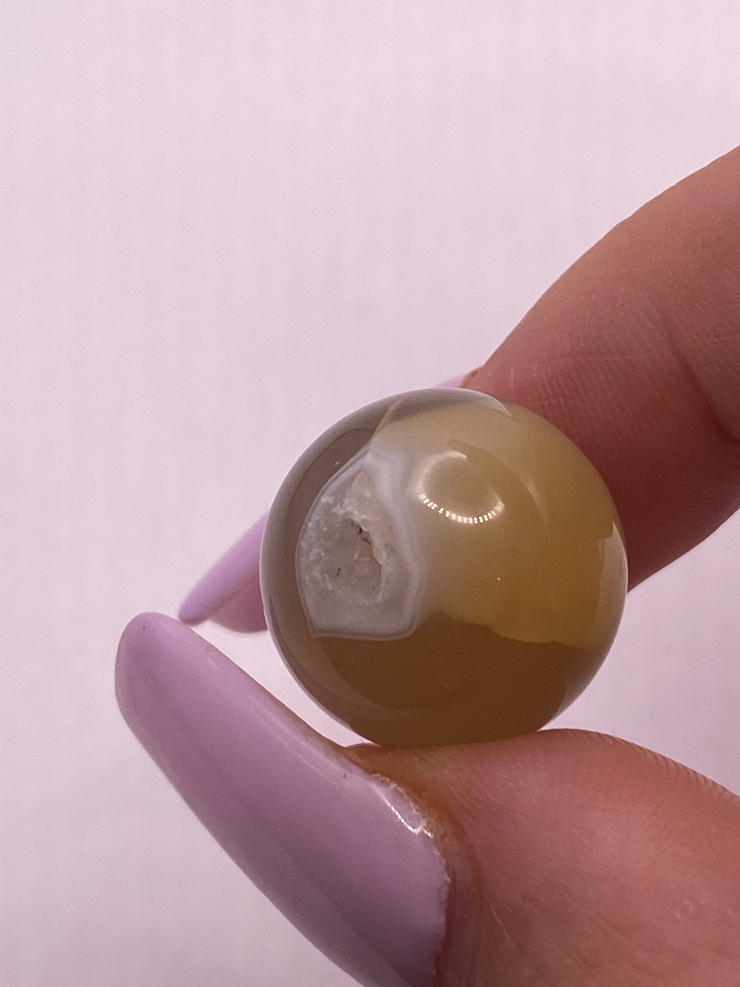 Druzey Agate Mini Sphere