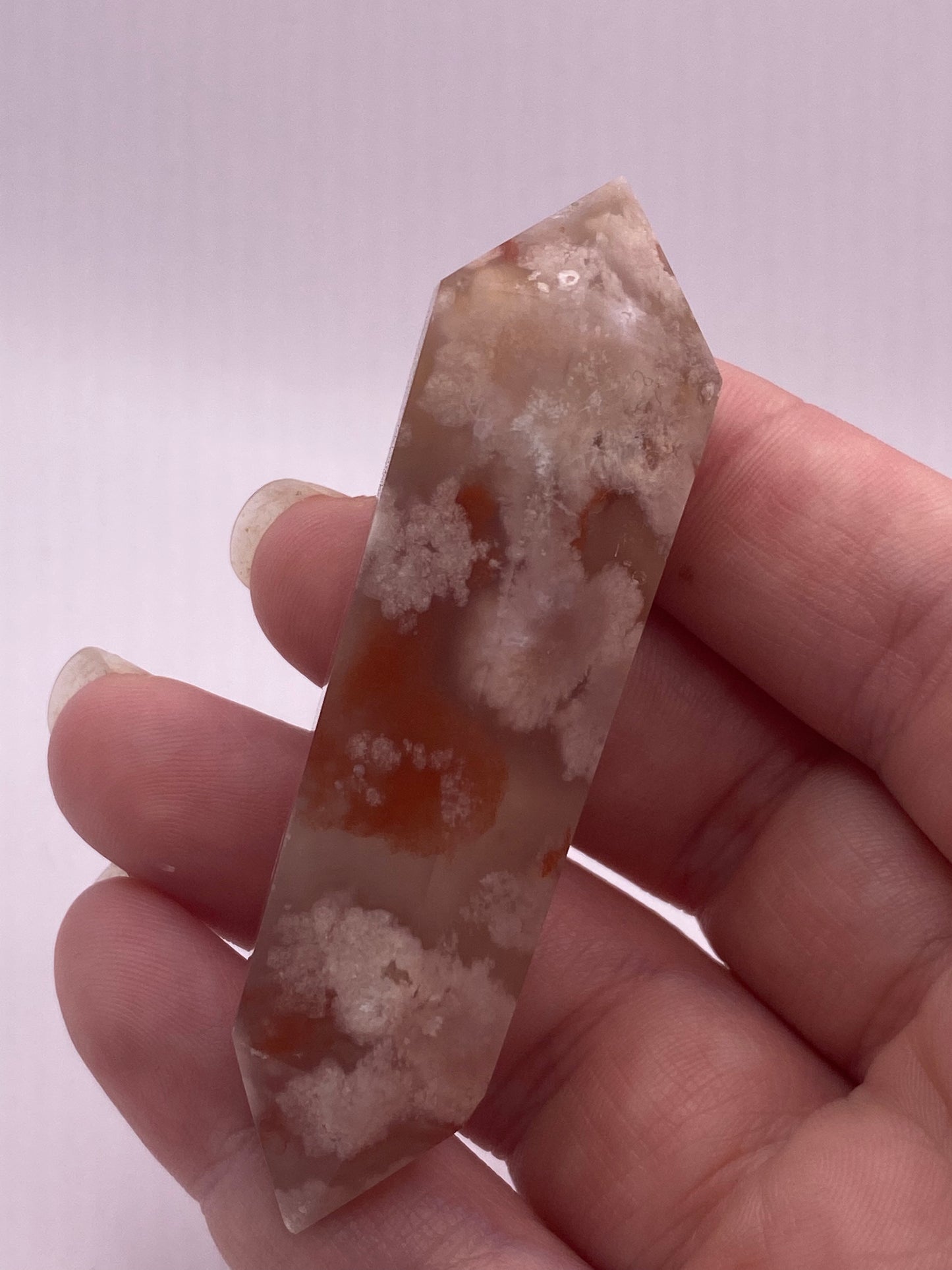 Druzey carnelian flower agate DT