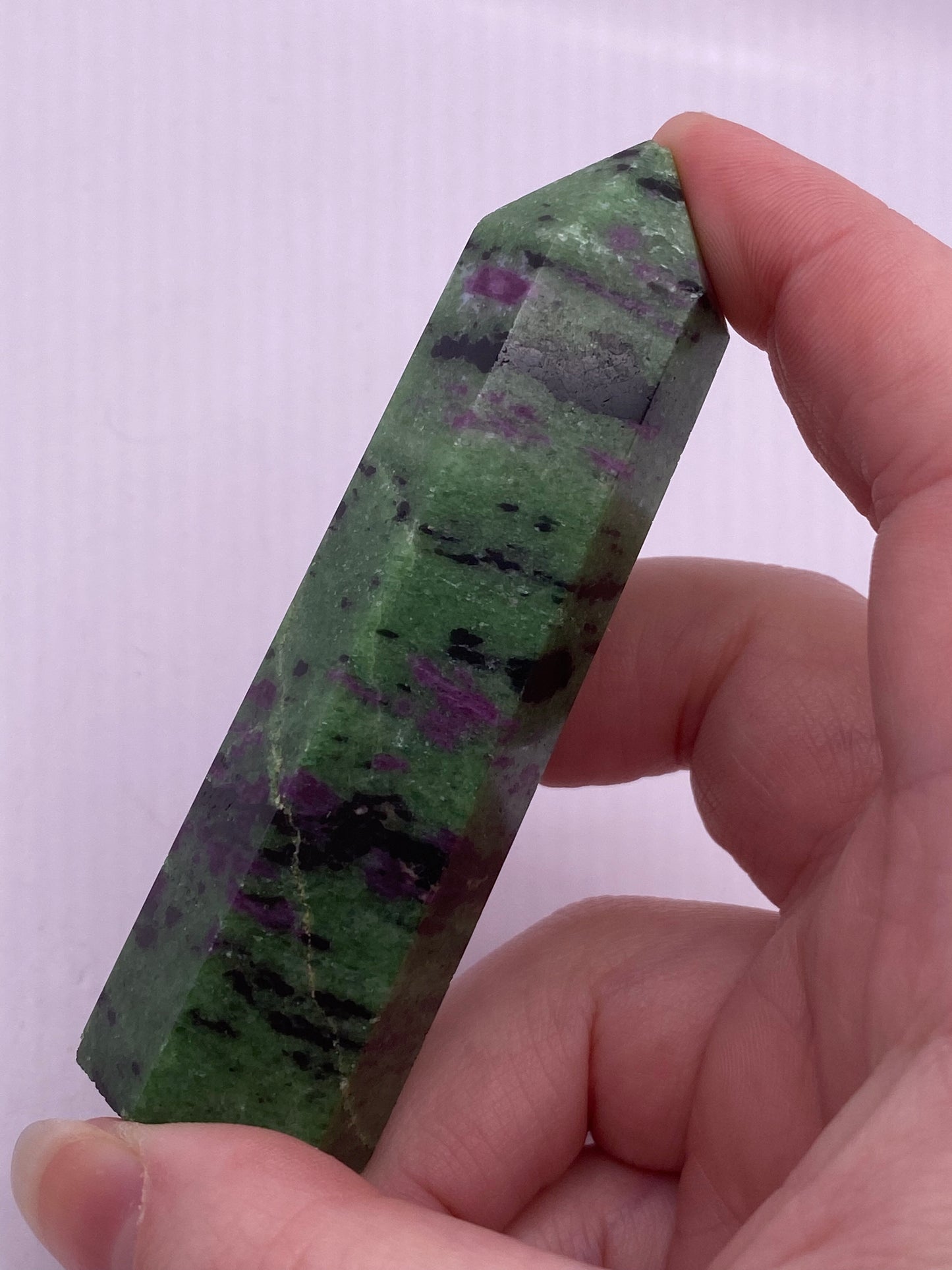 Ruby Zoisite Crystal Tower