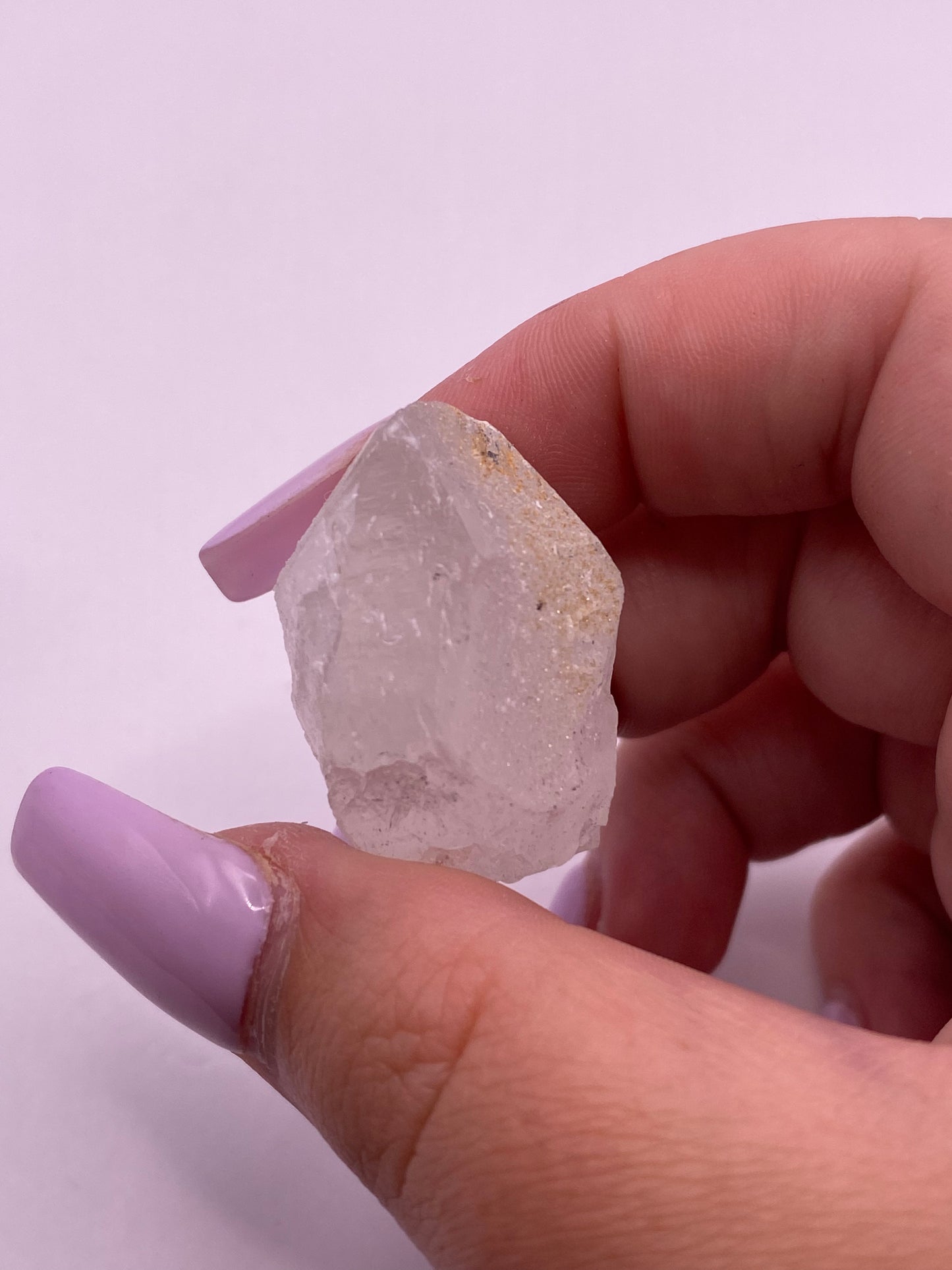 Quartz and Rhodochrosite Point.