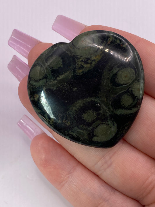 Kambaba Jasper Heart Worry Stone