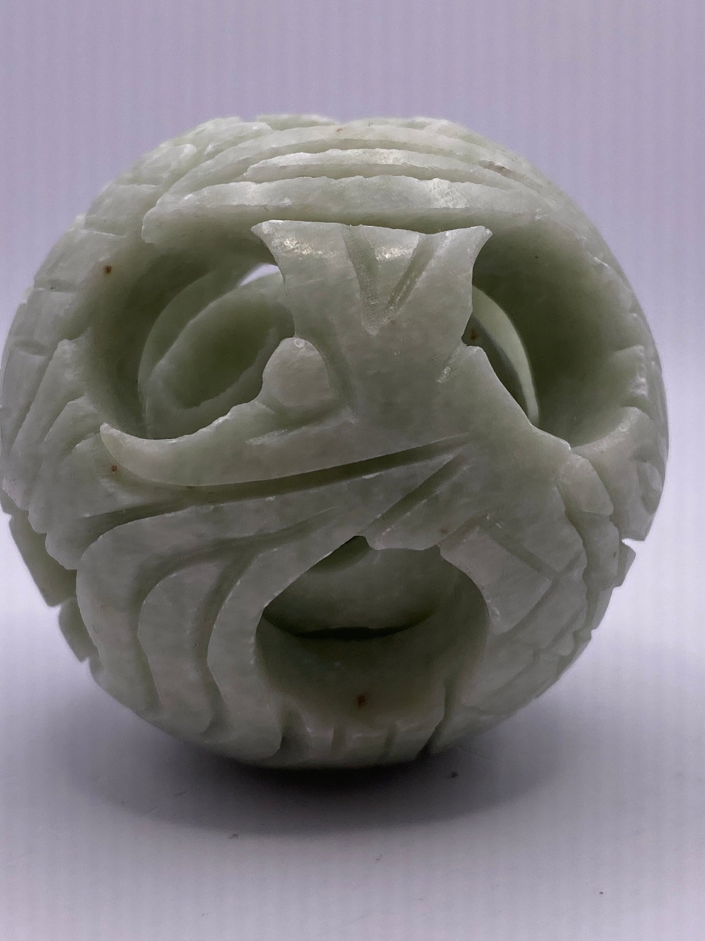 Jade Carved Sphere