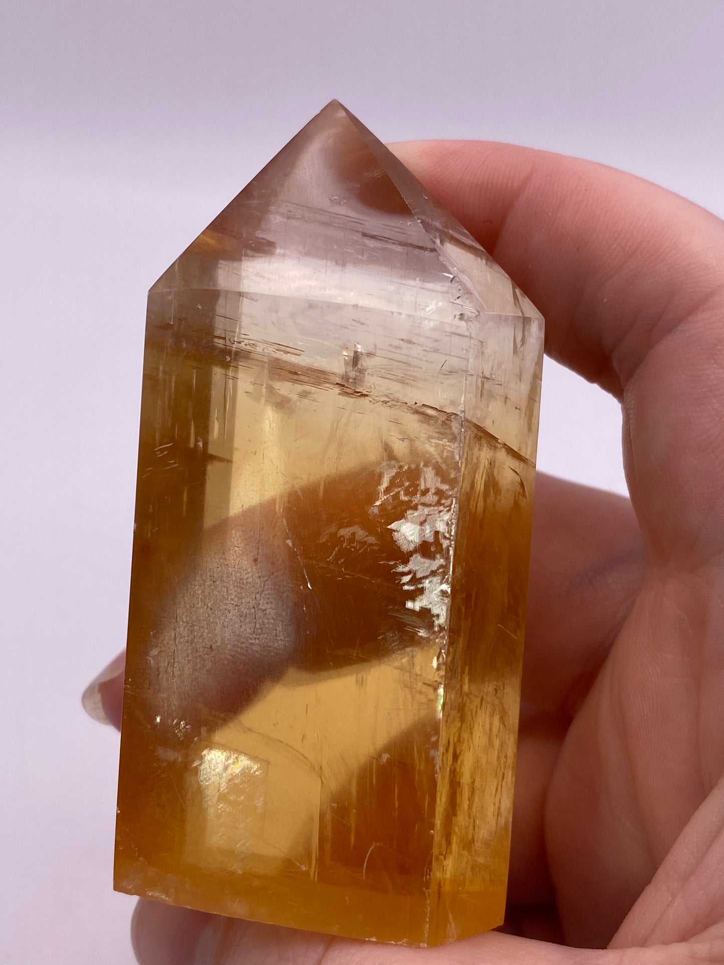 Phantom orange Calcite