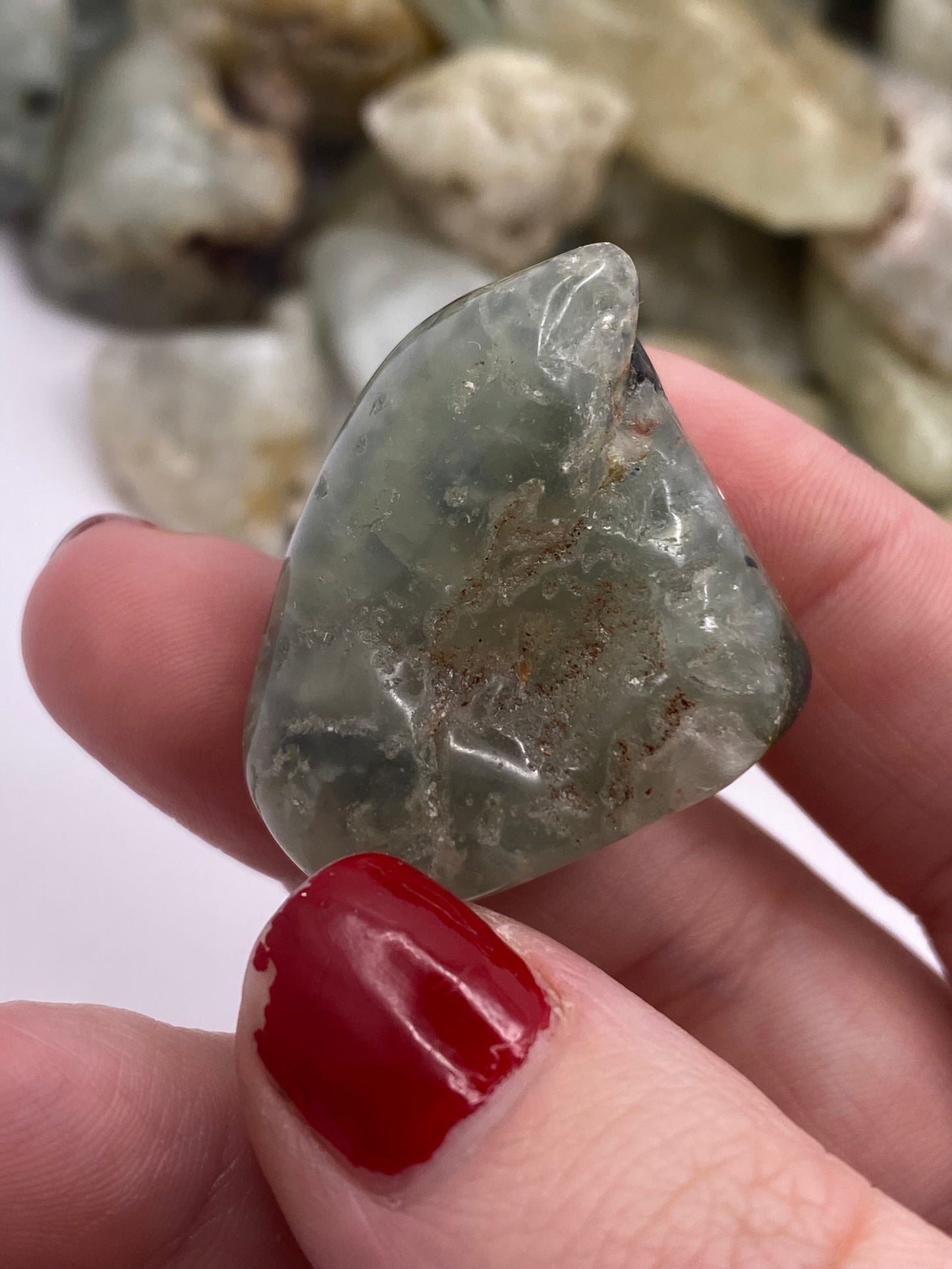 Epidote and Prehnite Tumble