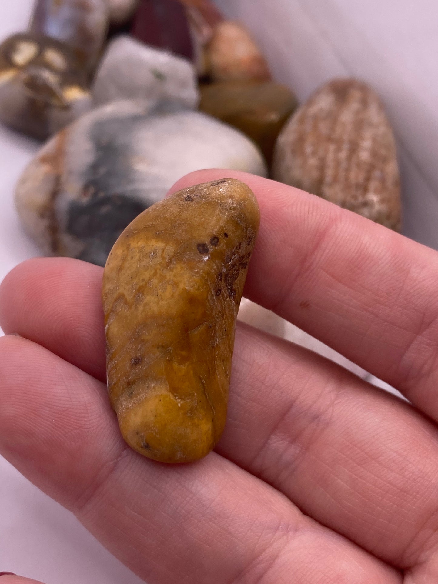 Yellow Jasper tumble