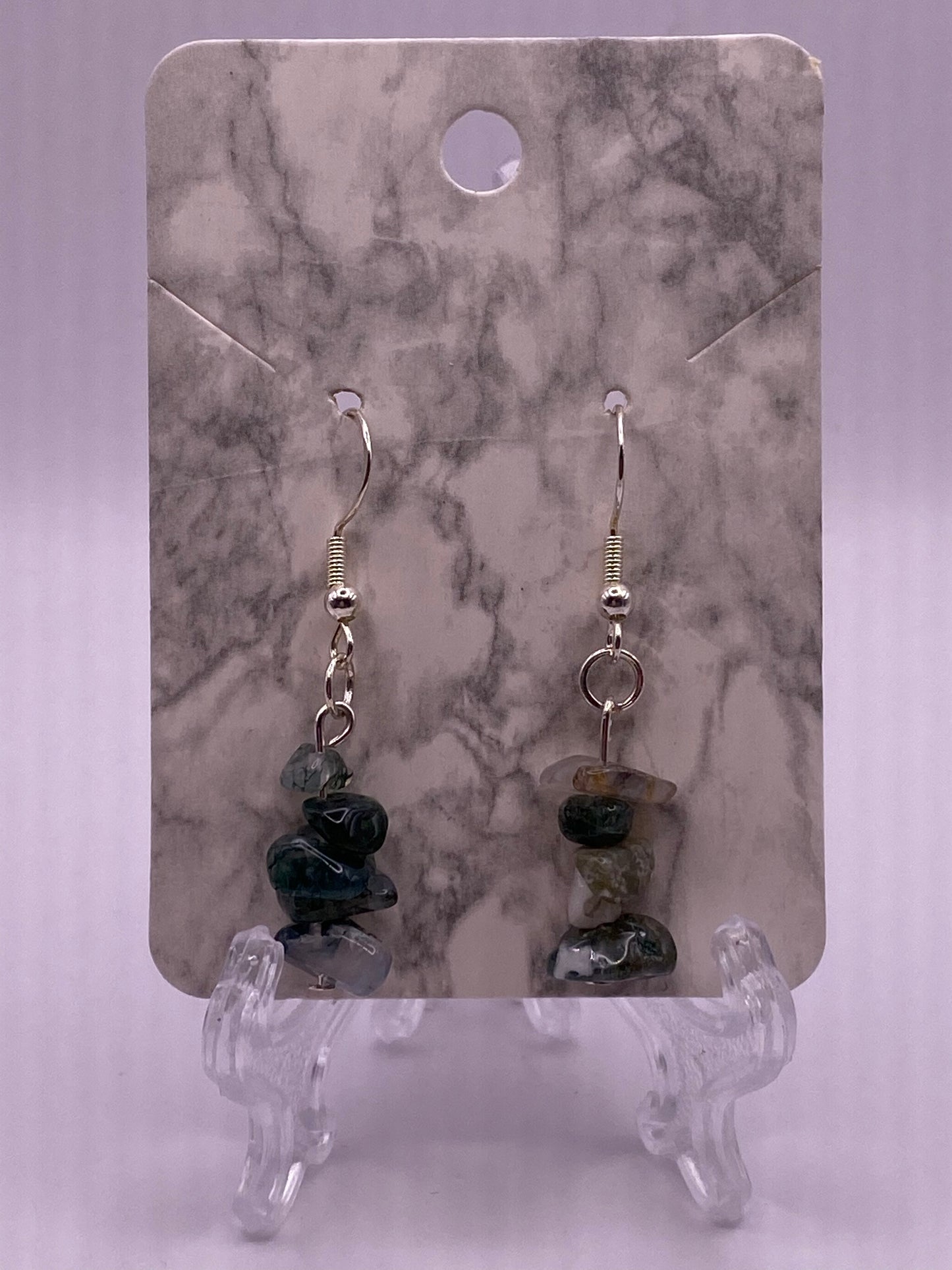 Moss Agate Earrings