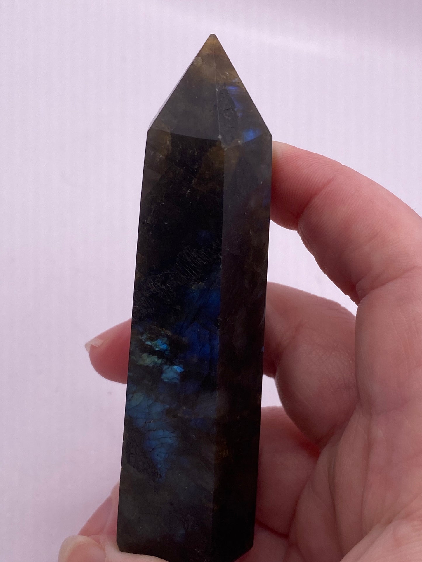 Flashy Labradorite tower