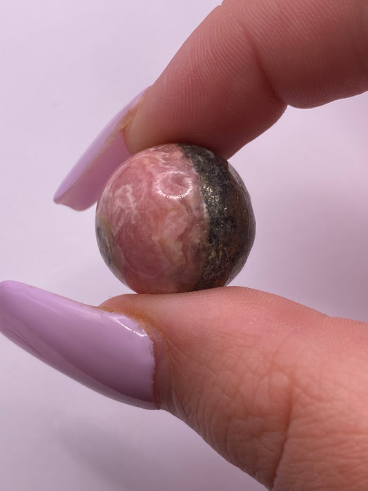 Rare Rhodochrosite Mini Sphere