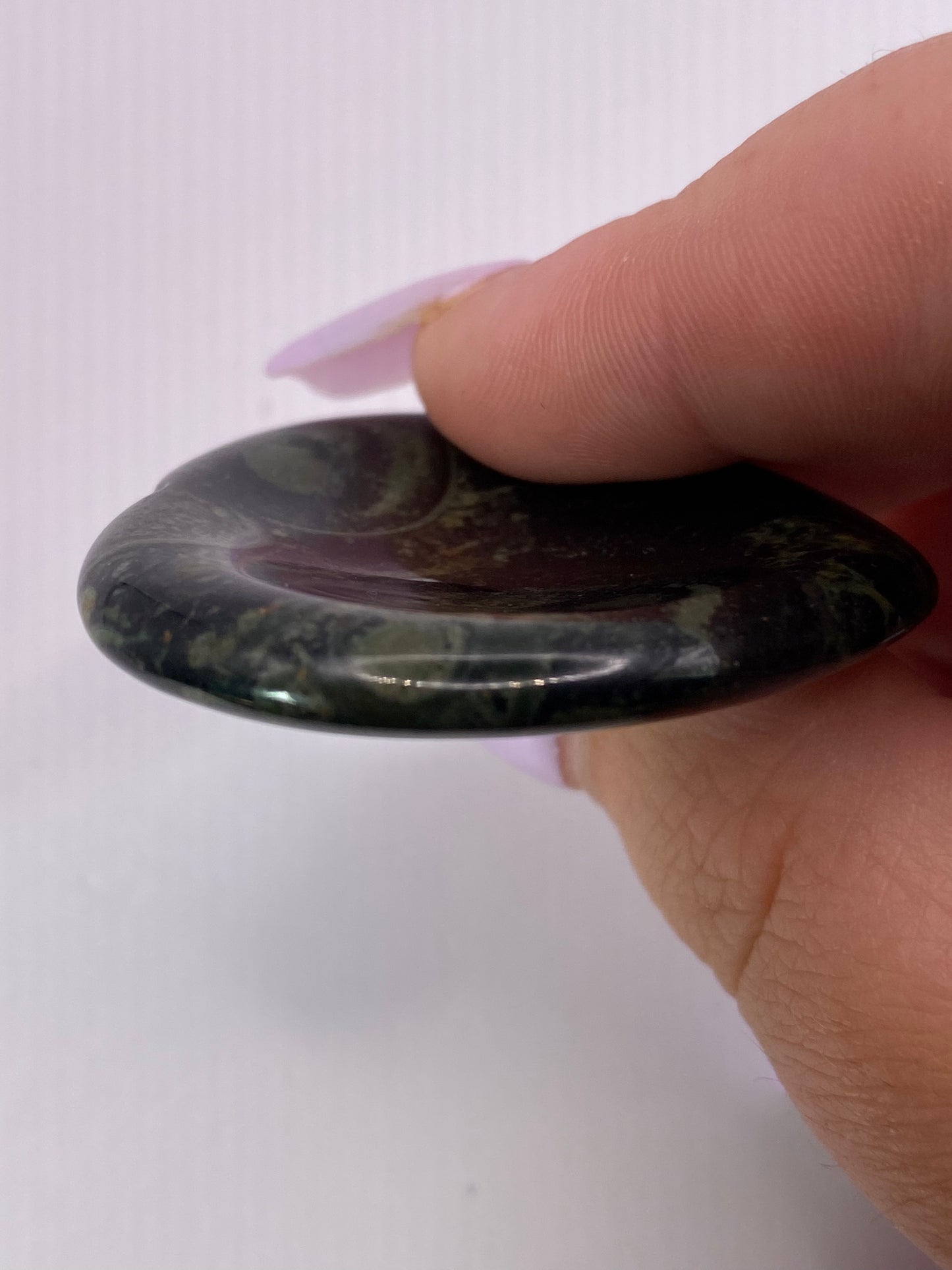 Kambaba Jasper Heart Worry Stone