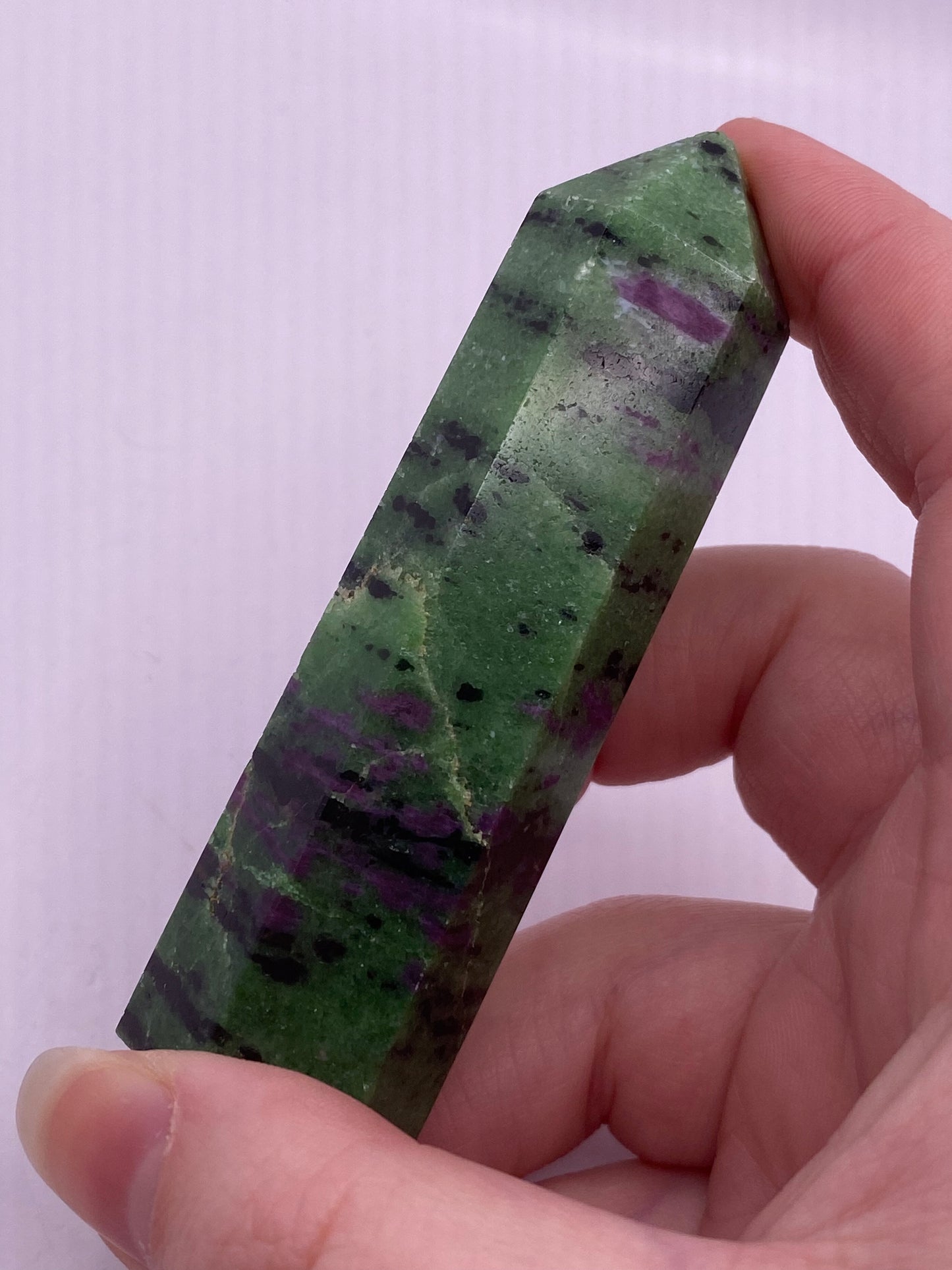 Ruby Zoisite Crystal Tower