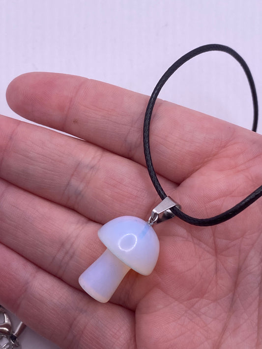 Opalite  Mushroom Necklace