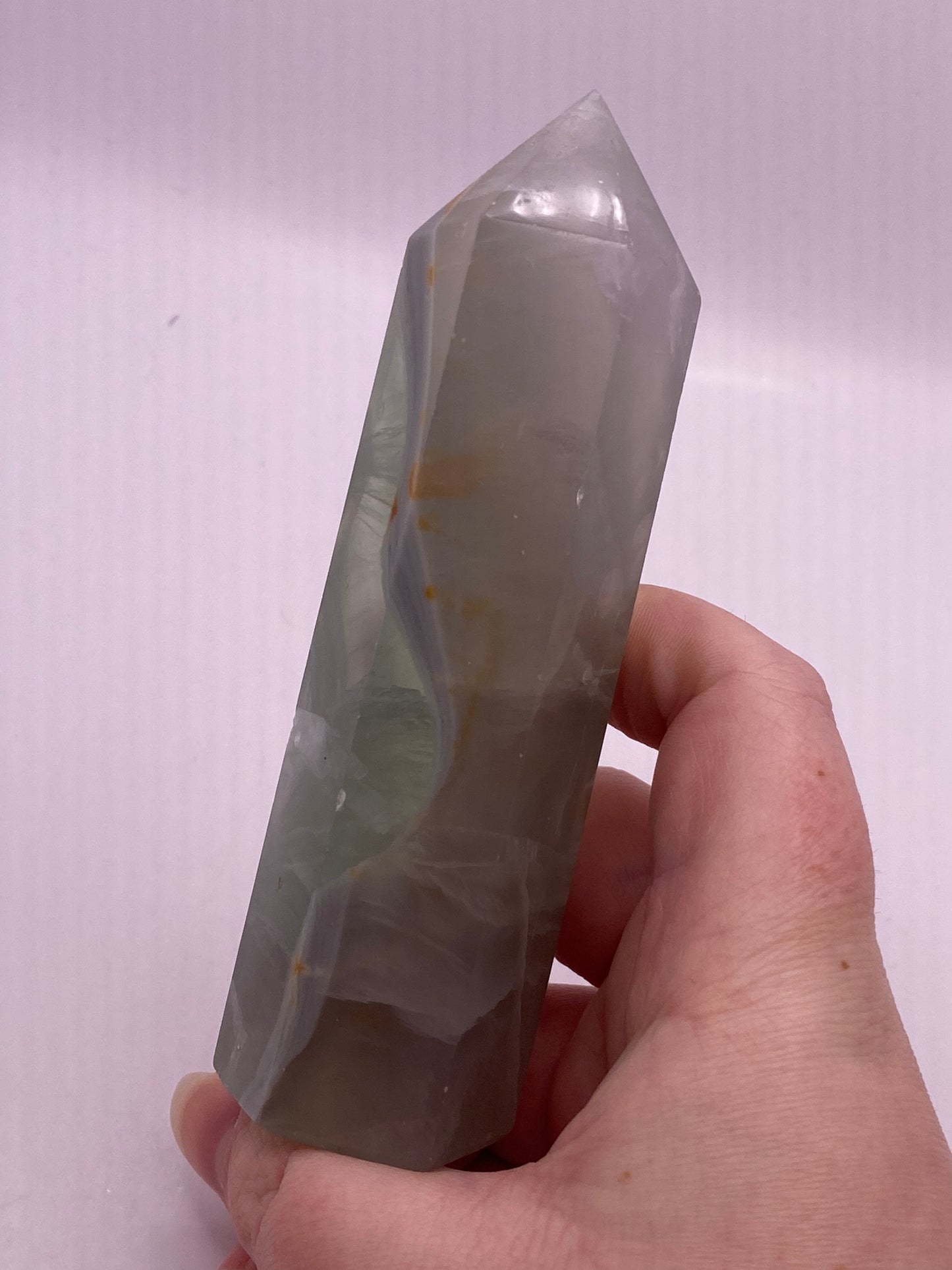 Large Green Fluorite Tower