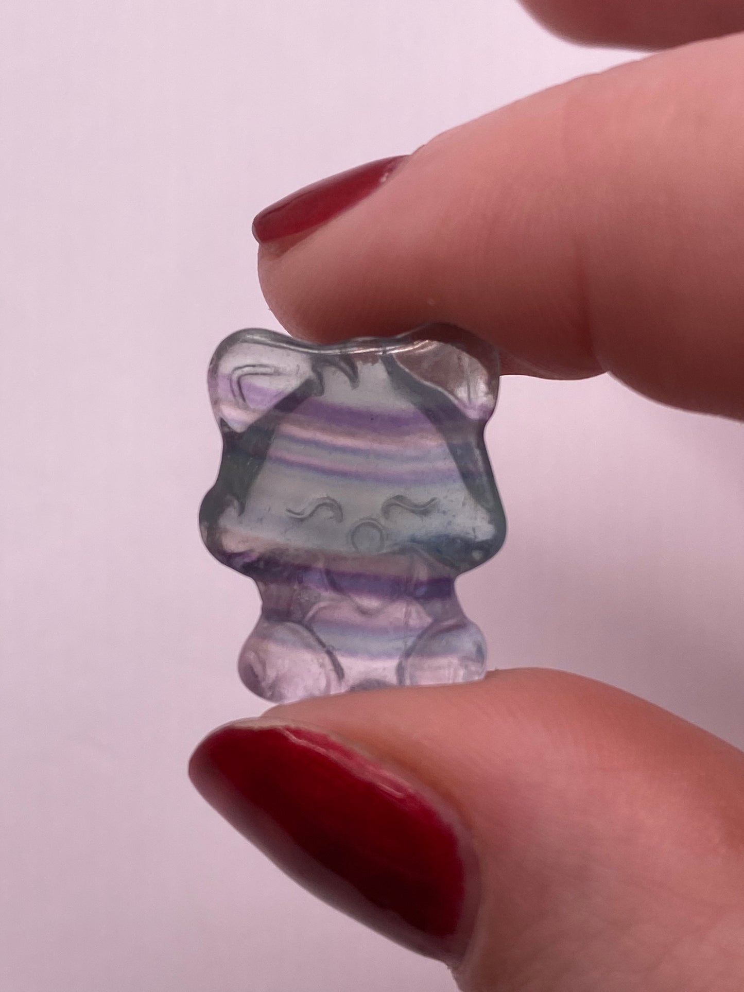 Fluorite Cat Carving