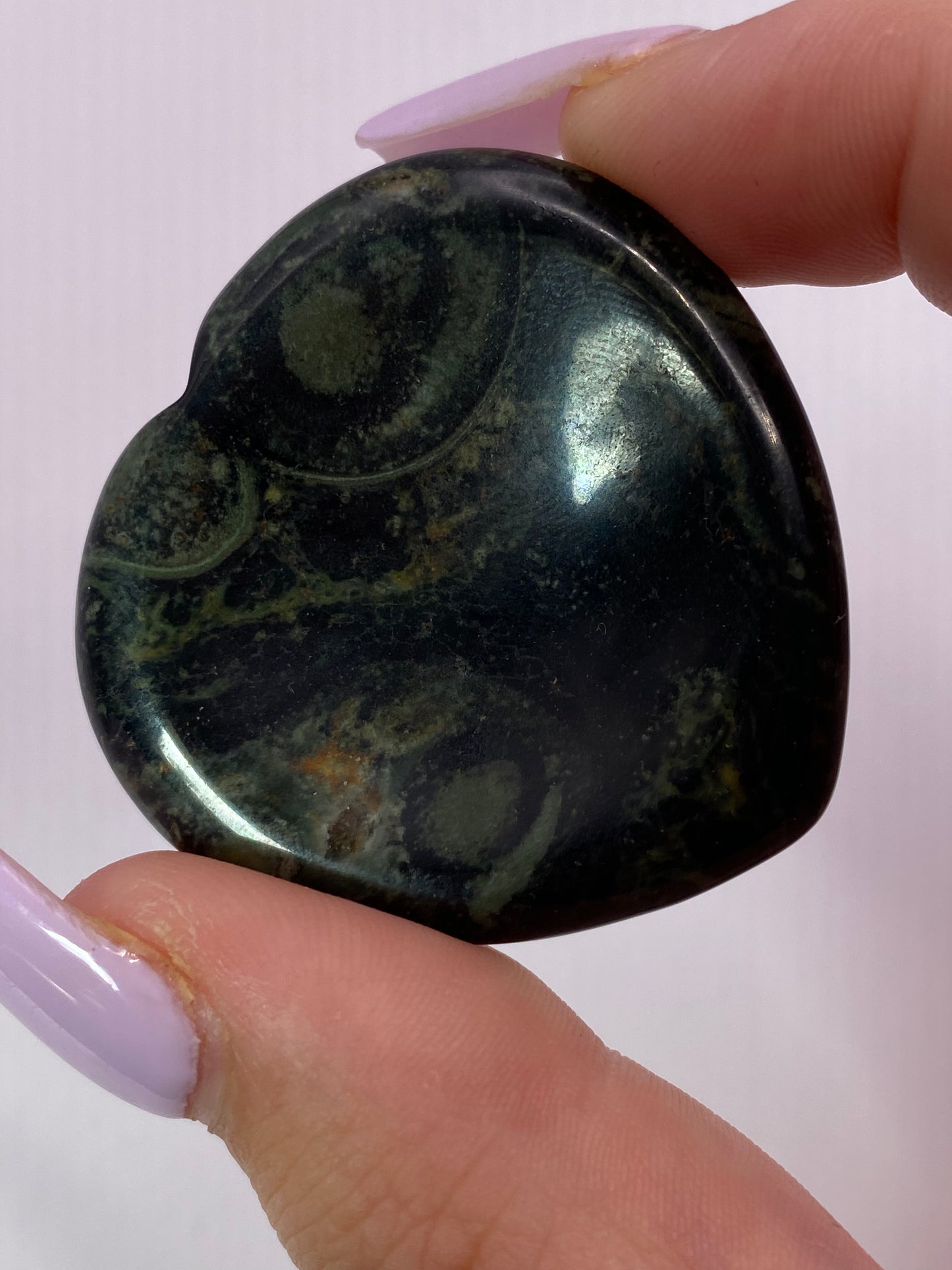 Kambaba Jasper Heart Worry Stone