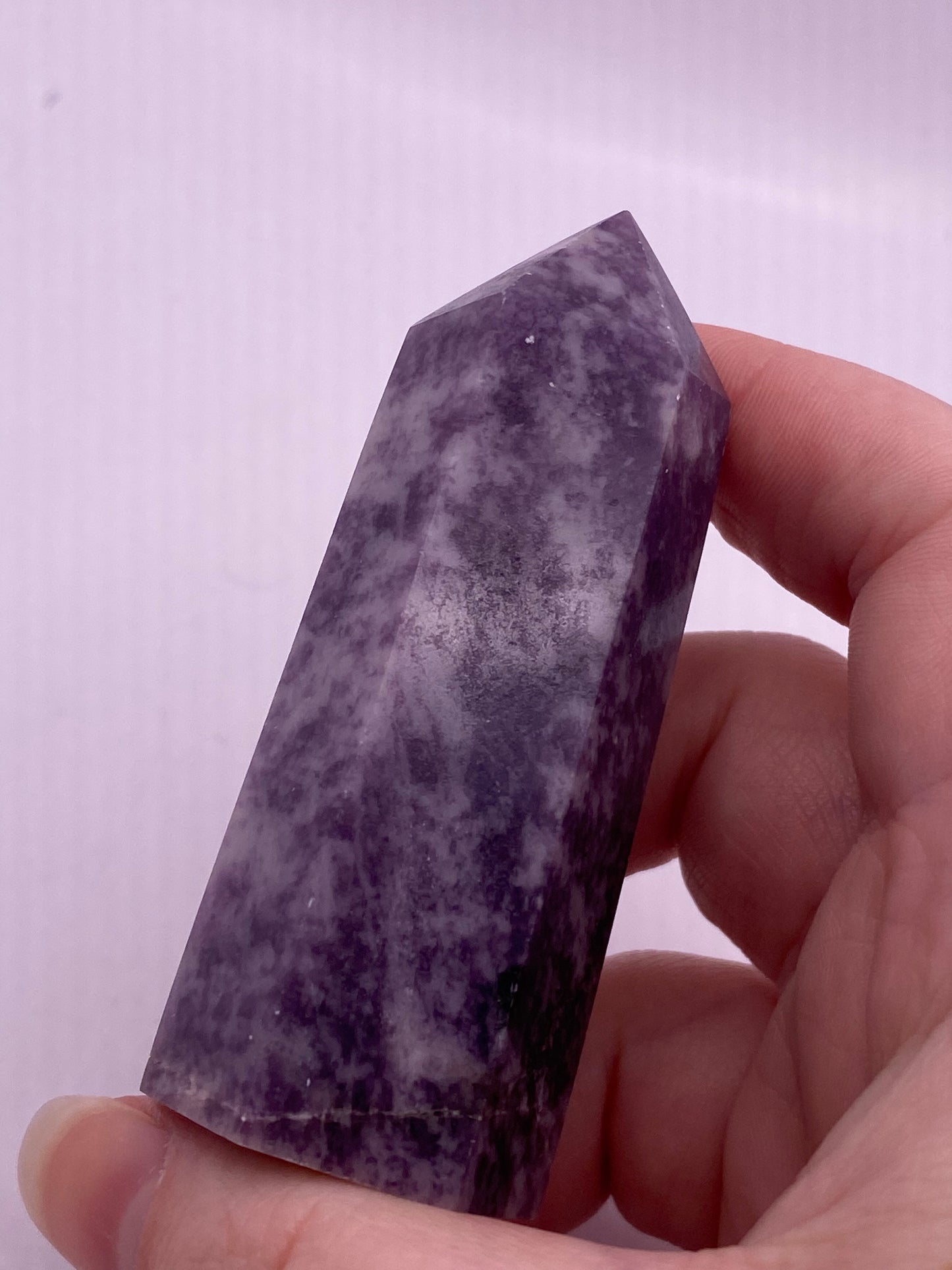 Lepidolite Crystal Tower