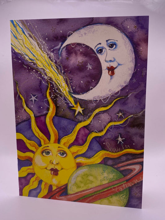 Sun and Moon Card