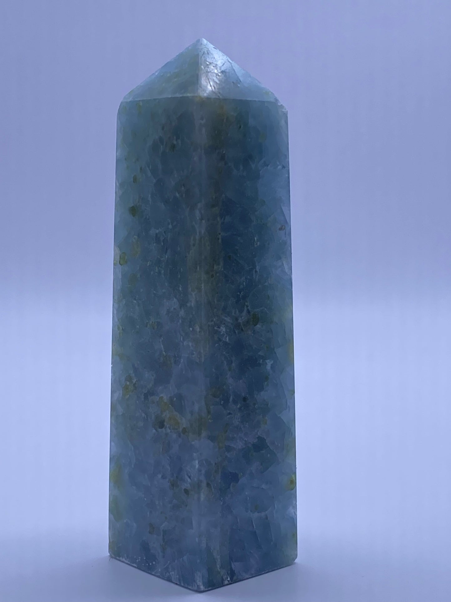 Blue Calcite Tower