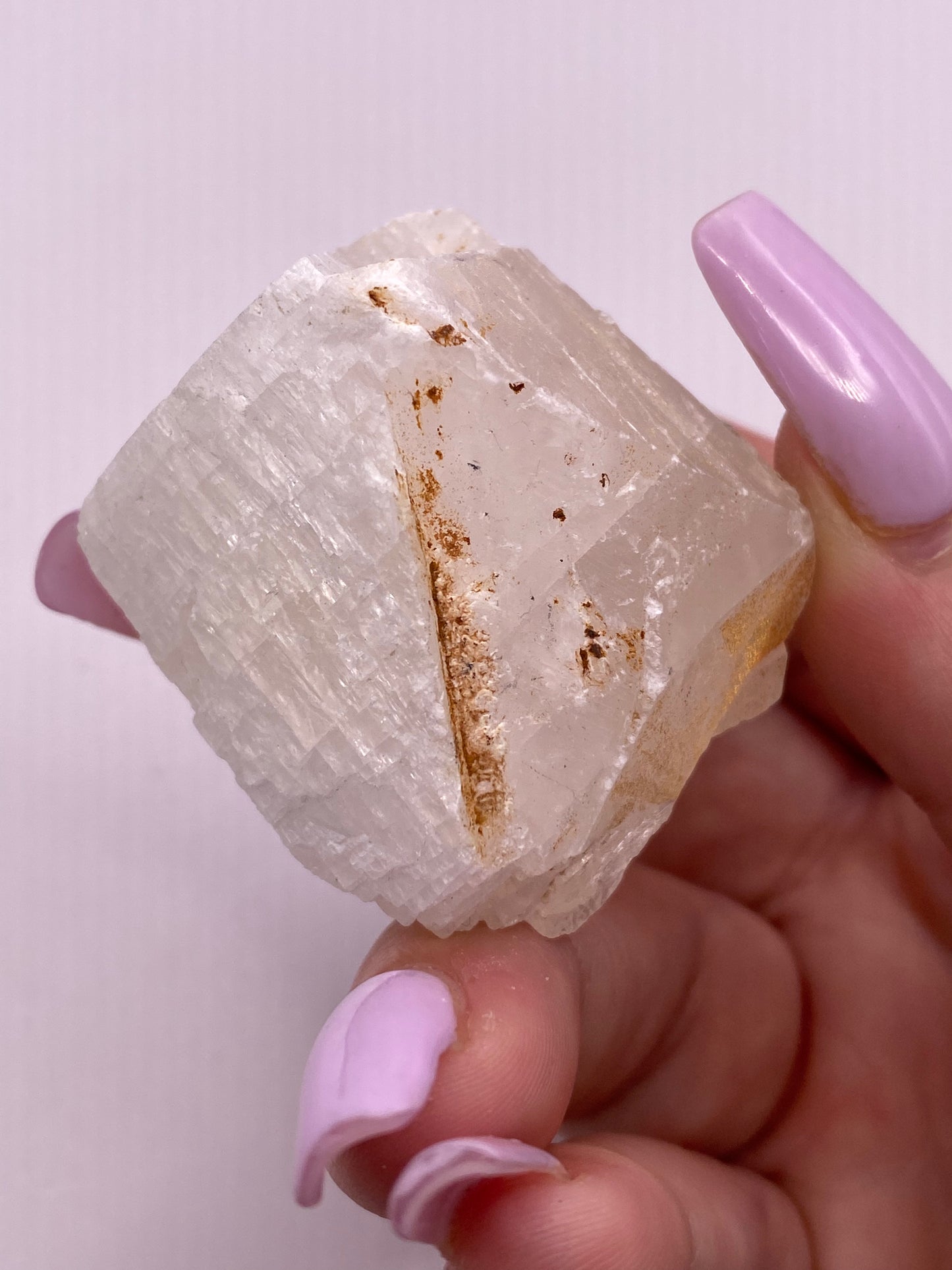 Calcite and Rhodochrosite Point