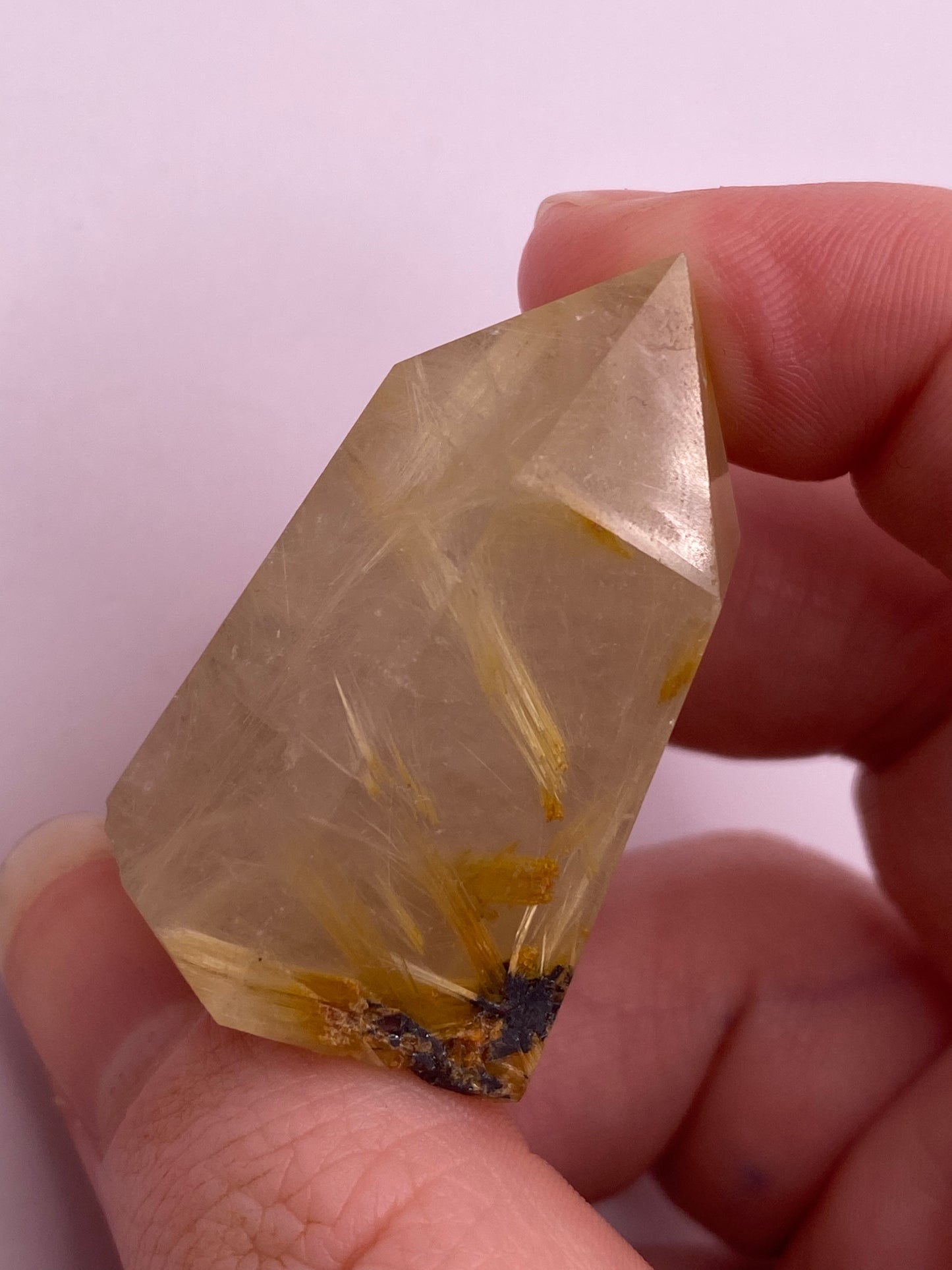 High quality golden rutile tower